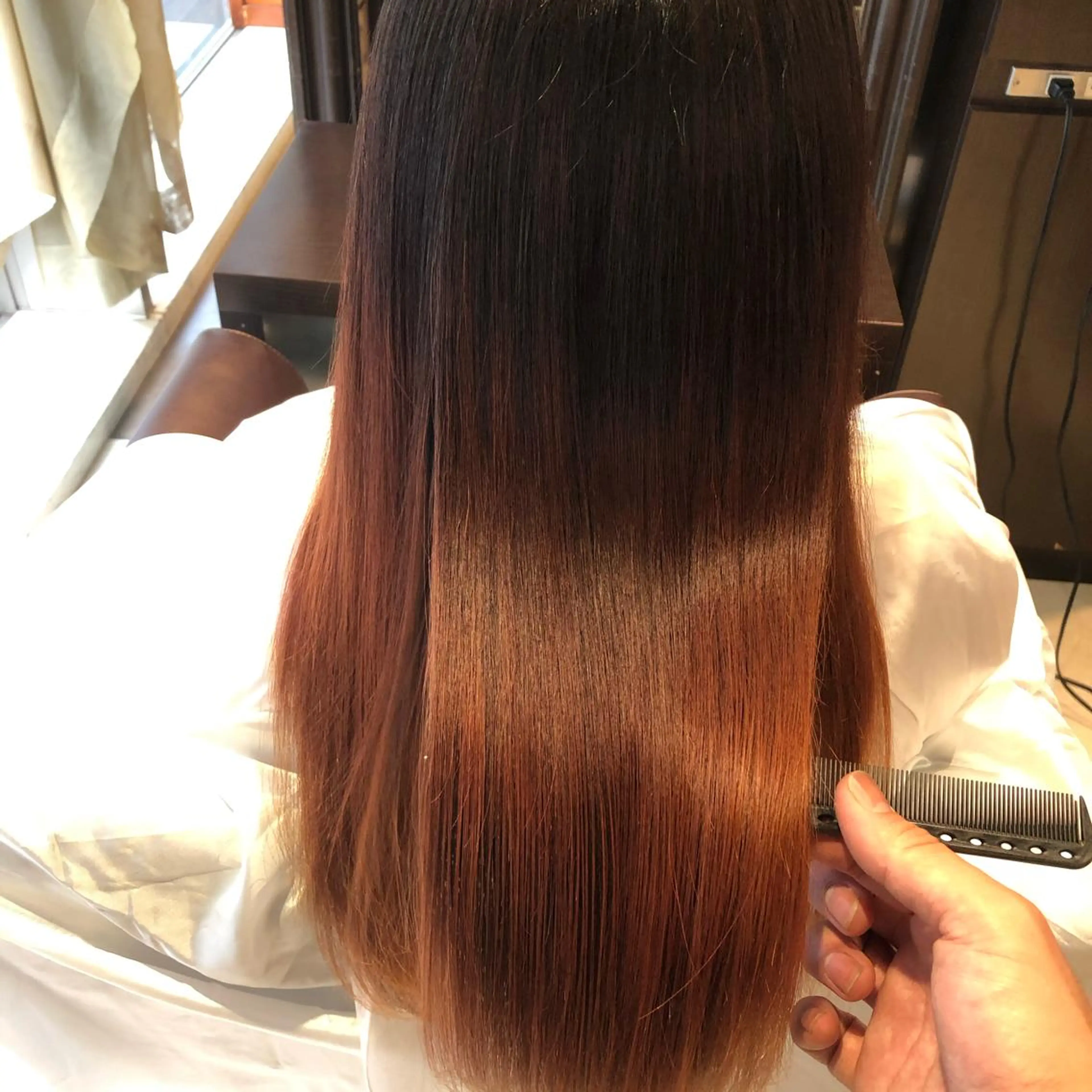 セミロング カラー トリートメント 心斎橋 美髪職人　近江のヘアスタイル