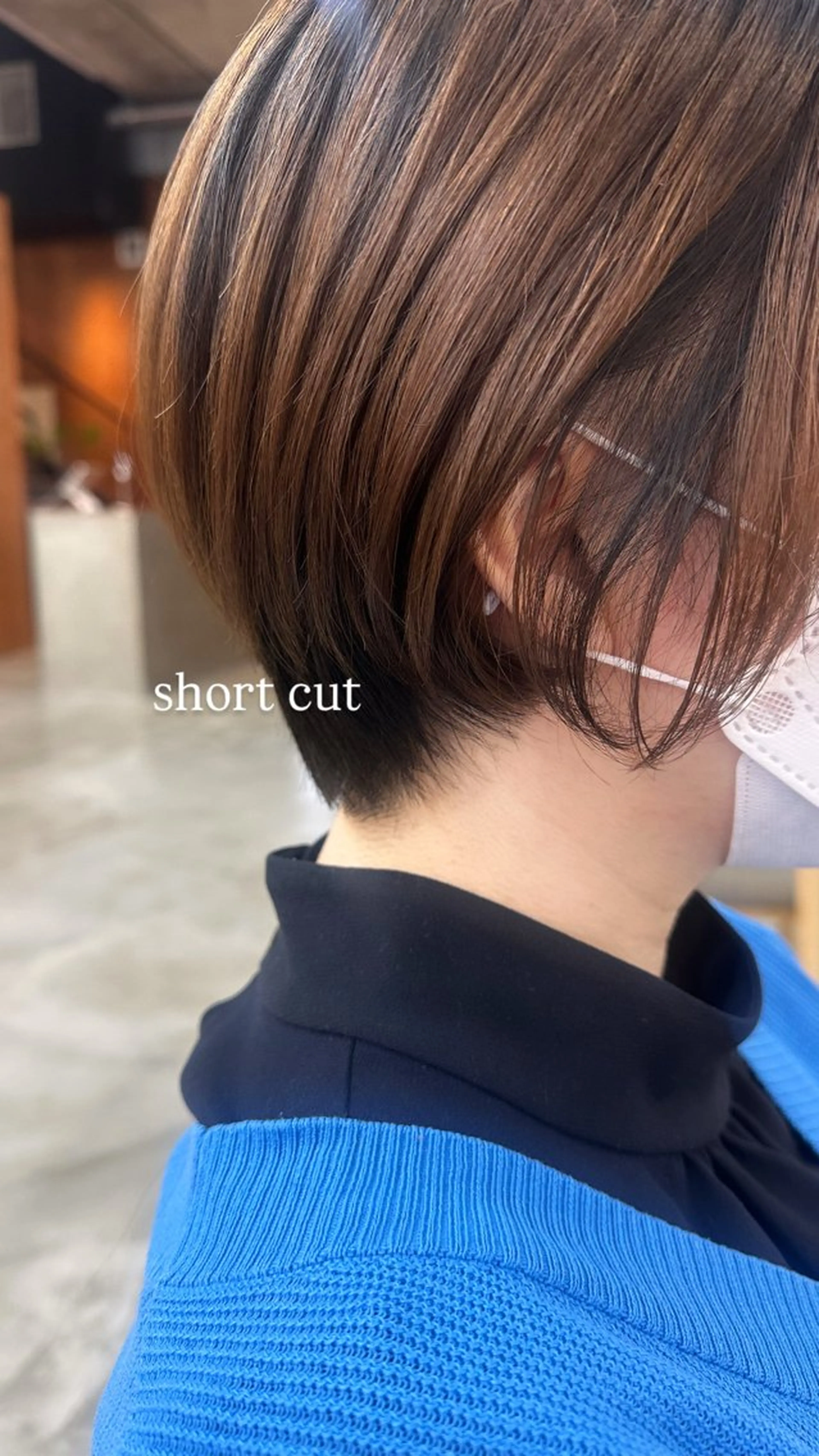 ショートカットの写真