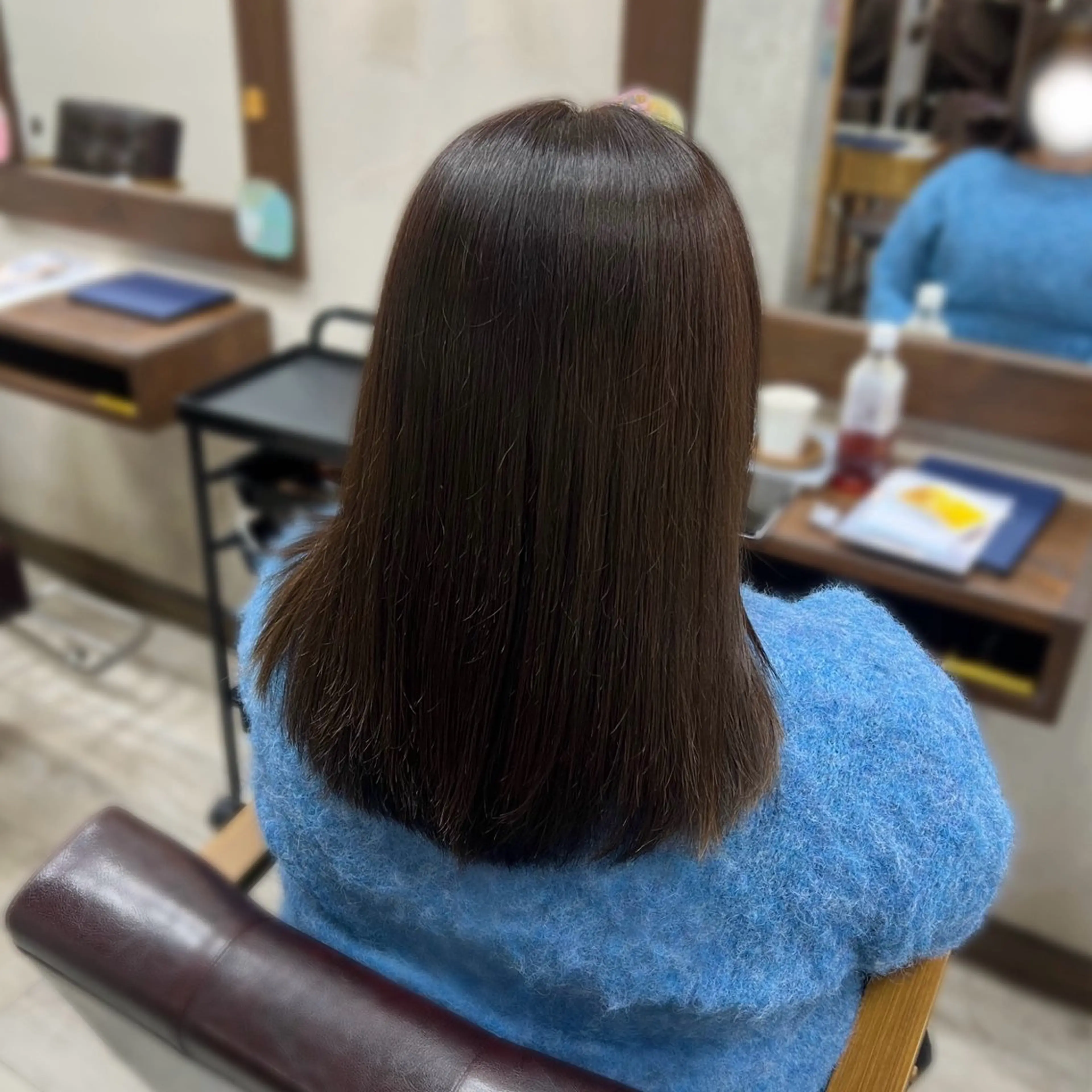 ミディアム トリートメント 平野 優菜 / minim 艶カラーのヘアスタイル