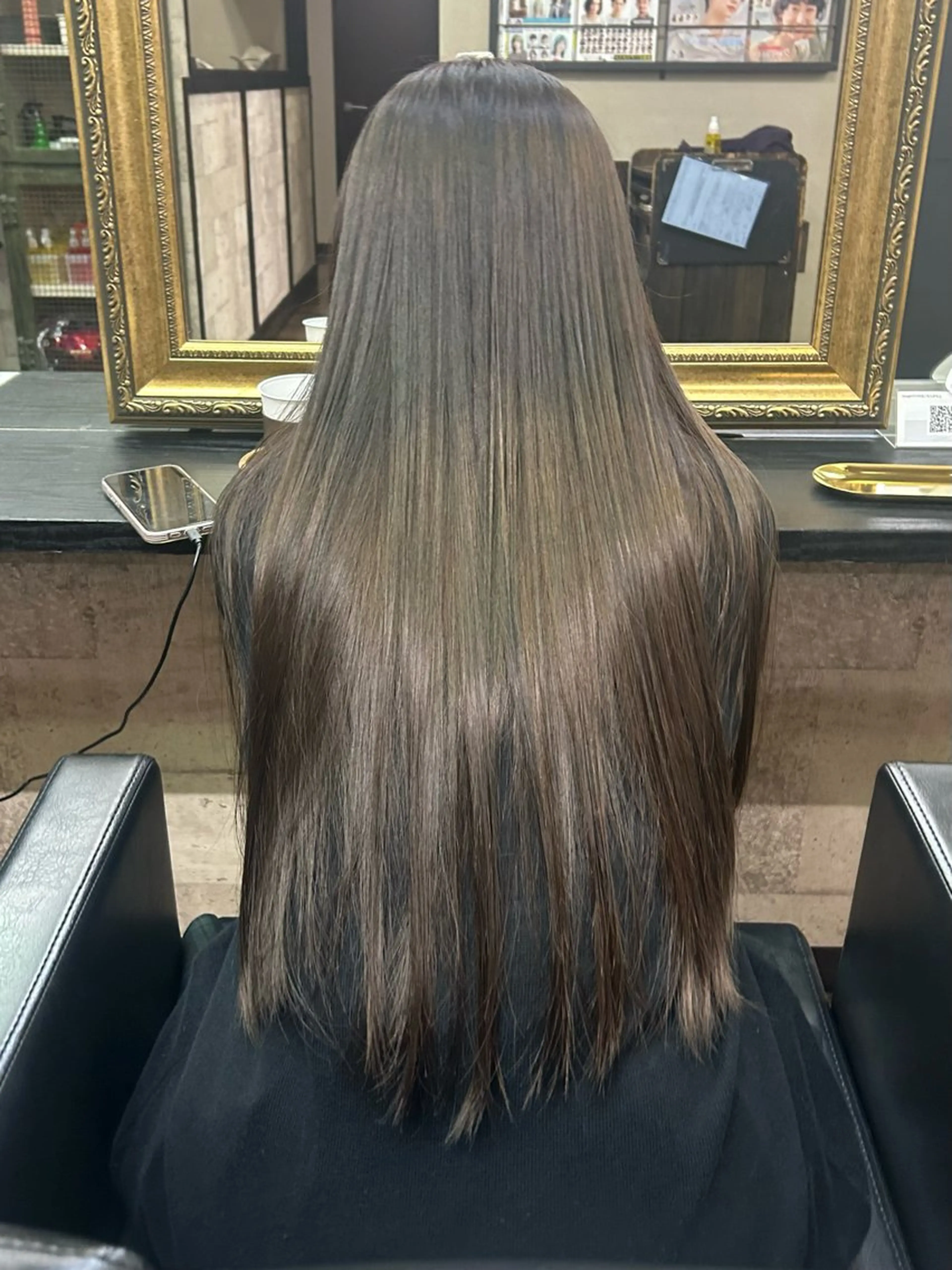 ロング トリートメント ヘアカラー トリートメント BALANCE ゆなのヘアスタイル