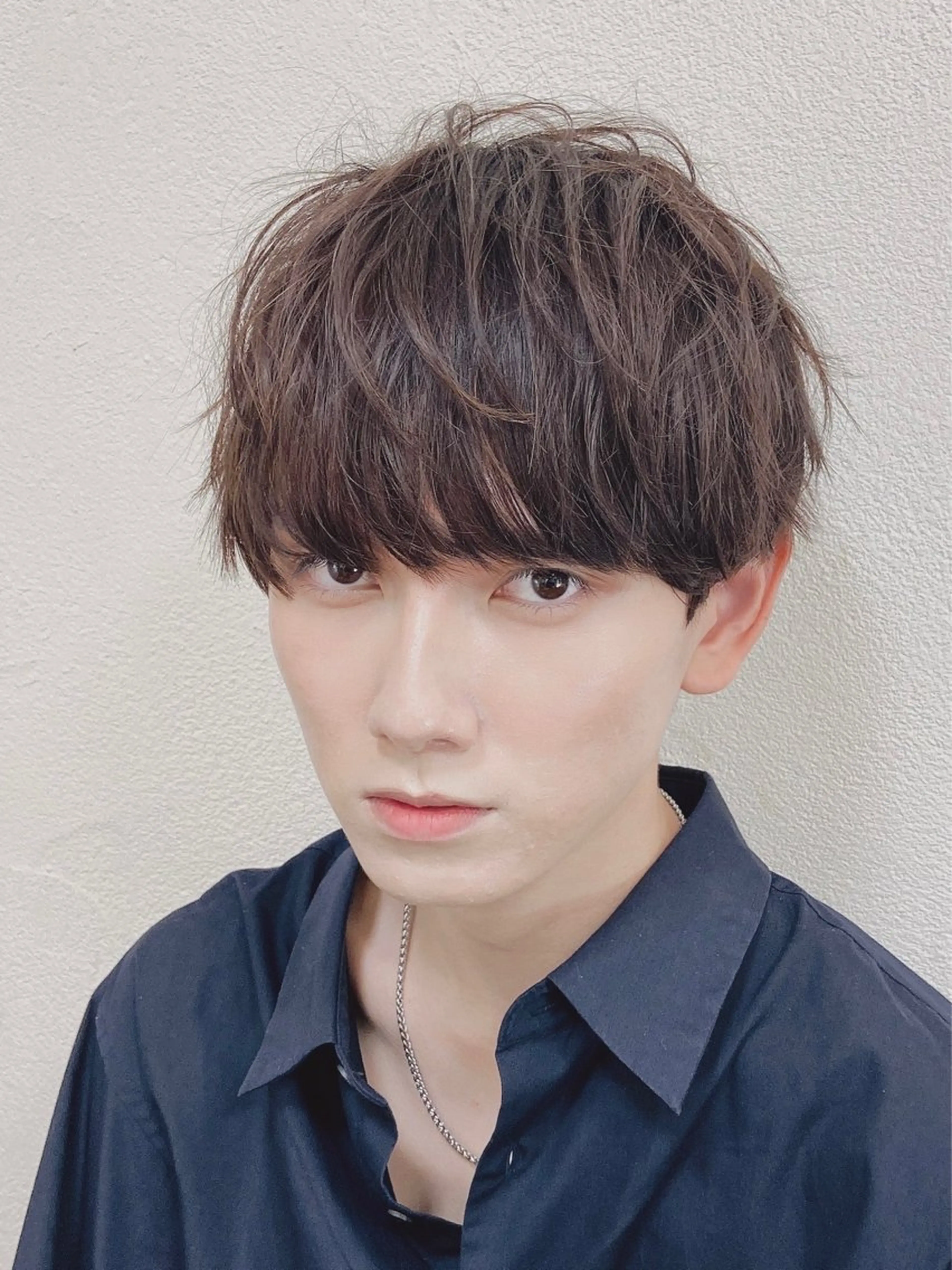 🪭学生限定🪭【梅雨に入る前におすすめ】メンズカット+前髪縮毛の写真