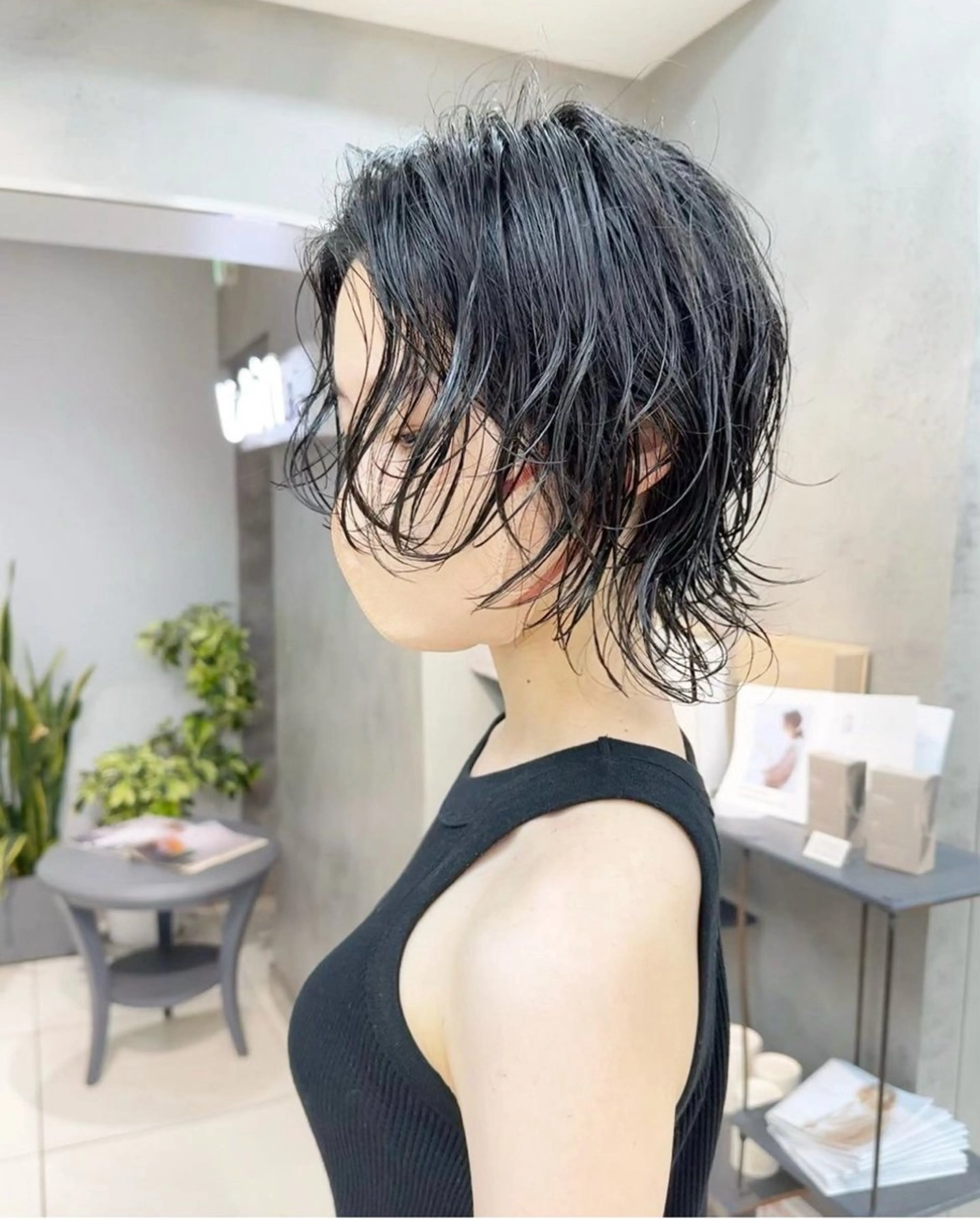 パーマ RIN パーマ/暖色カラーのヘアスタイル