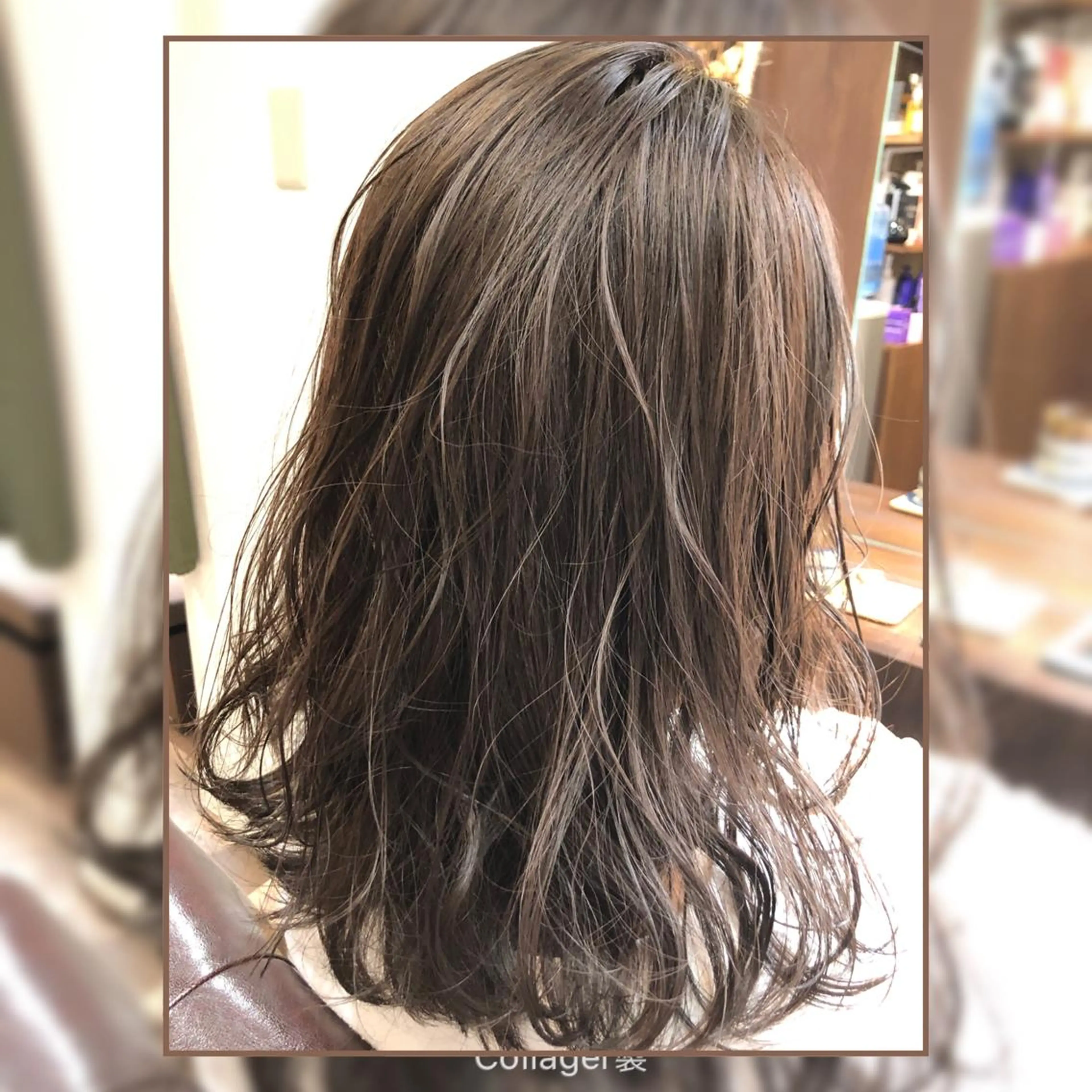 ミディアム カラー カット ヘアカラー トリートメント 💫髪質改善矯正 MIHO💫のヘアスタイル