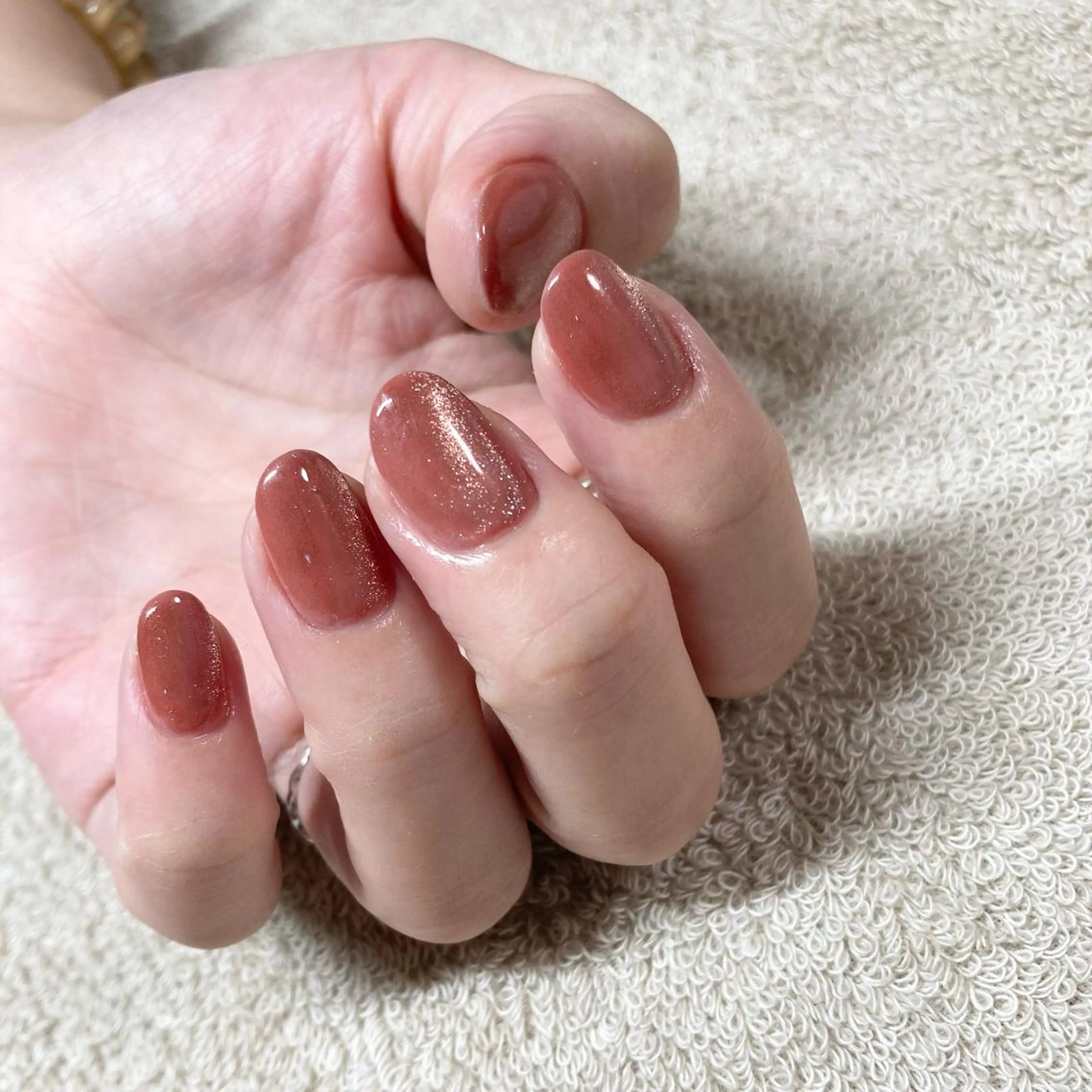 ネイル マグネットネイル ワンカラーネイル nails by sayaのネイルデザイン