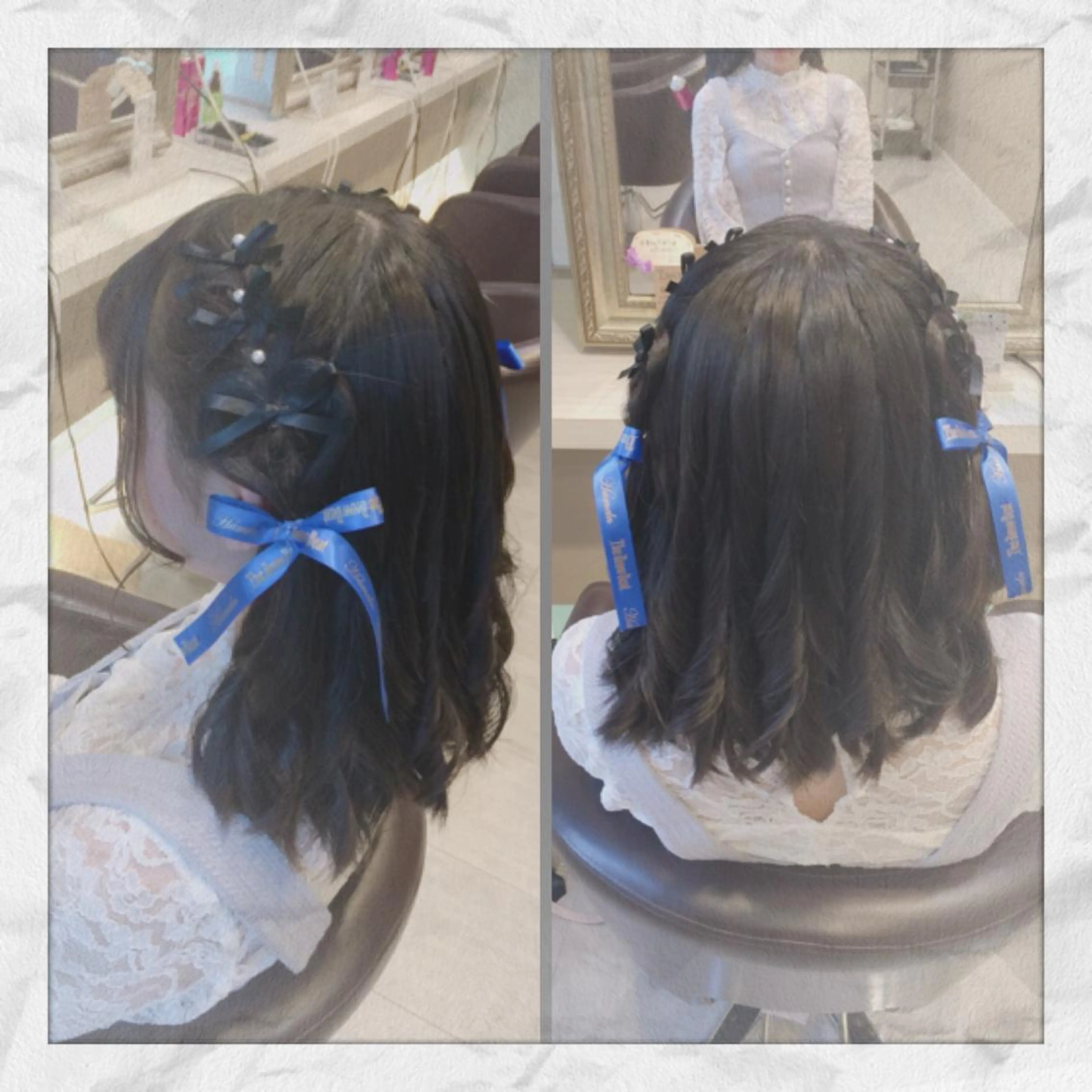 ミディアム ヘアアレンジ ヘアセット ヘアセット/着付け 𓇼 松本 夏美𓇼のヘアスタイル