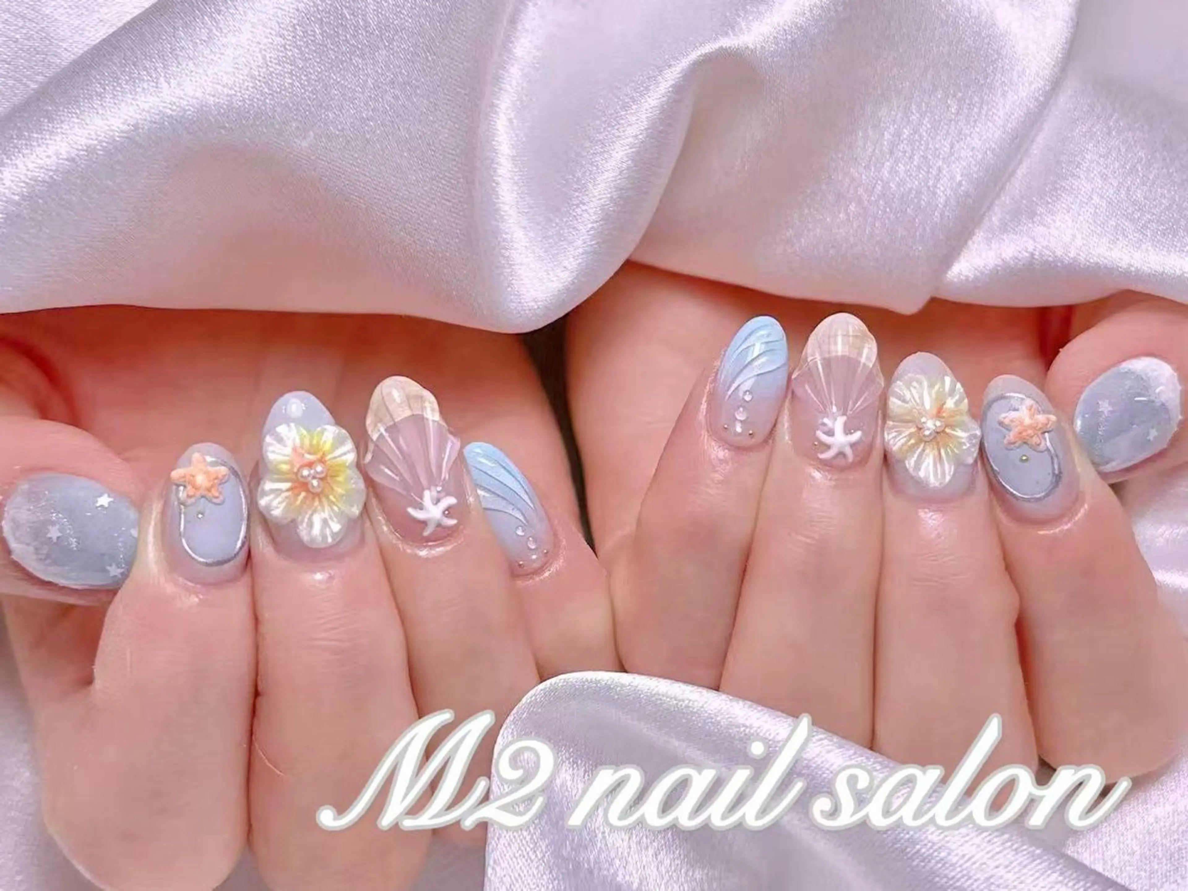 ネイル ハンドネイル 長さだし専門店 M2　rikaのネイルデザイン