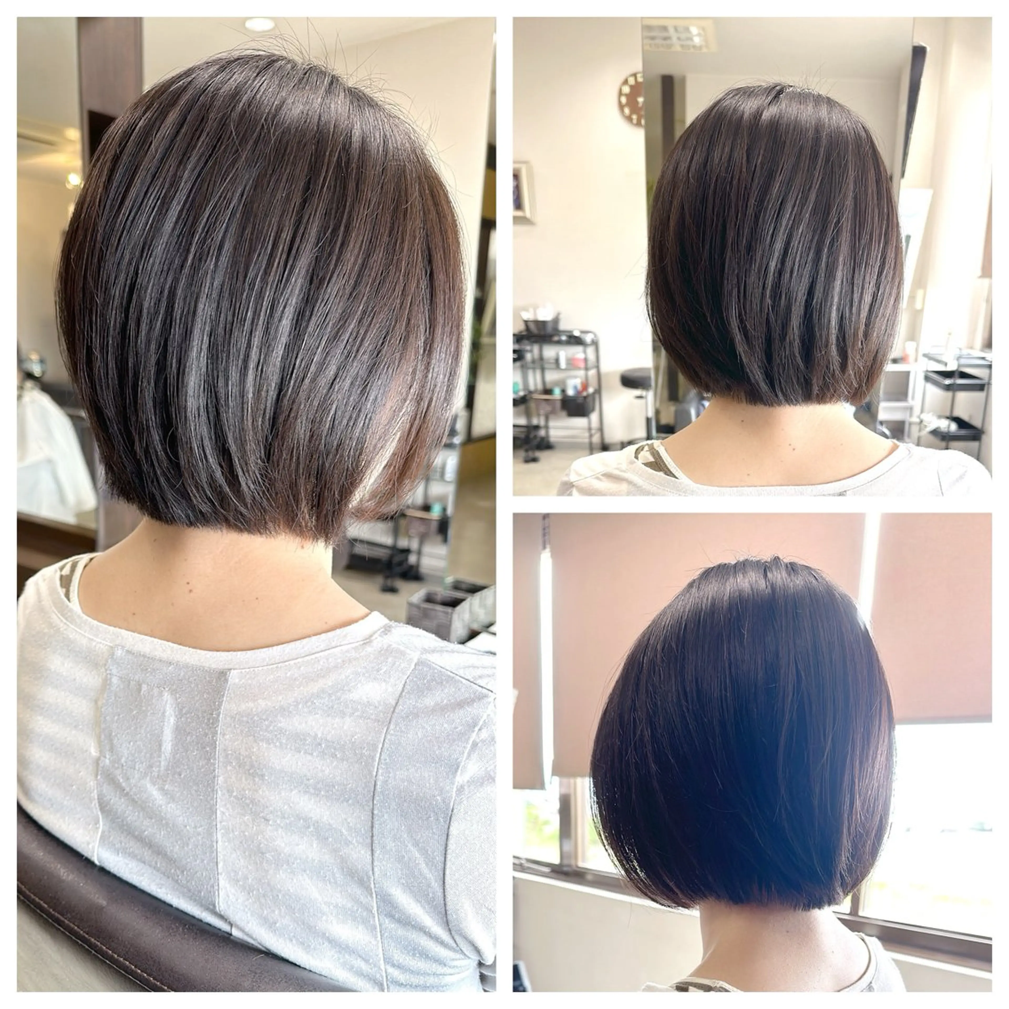 ミディアム 中島 剛のヘアスタイル