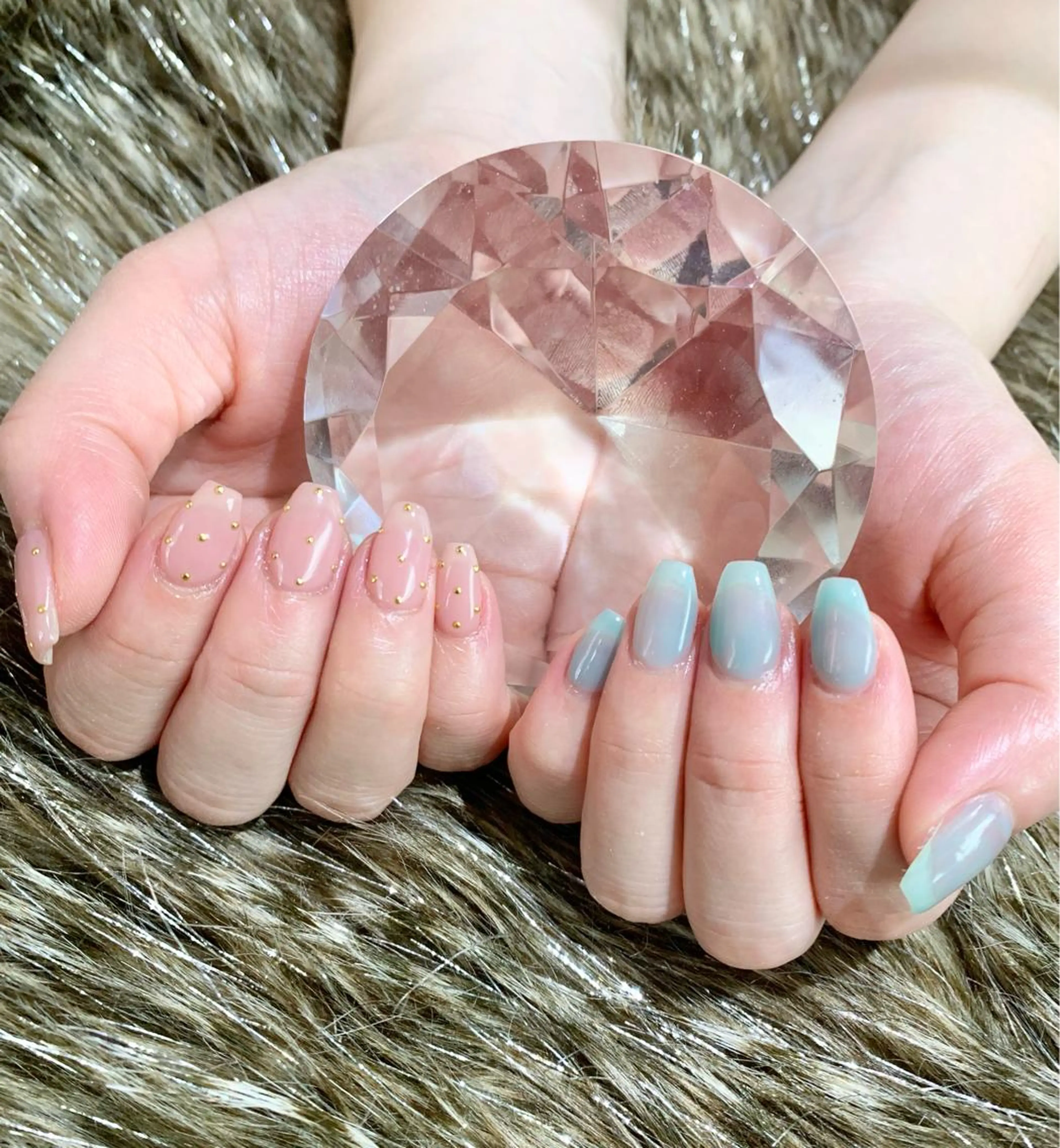 ネイル 🌙都岡 ムーンネイルのネイルデザイン