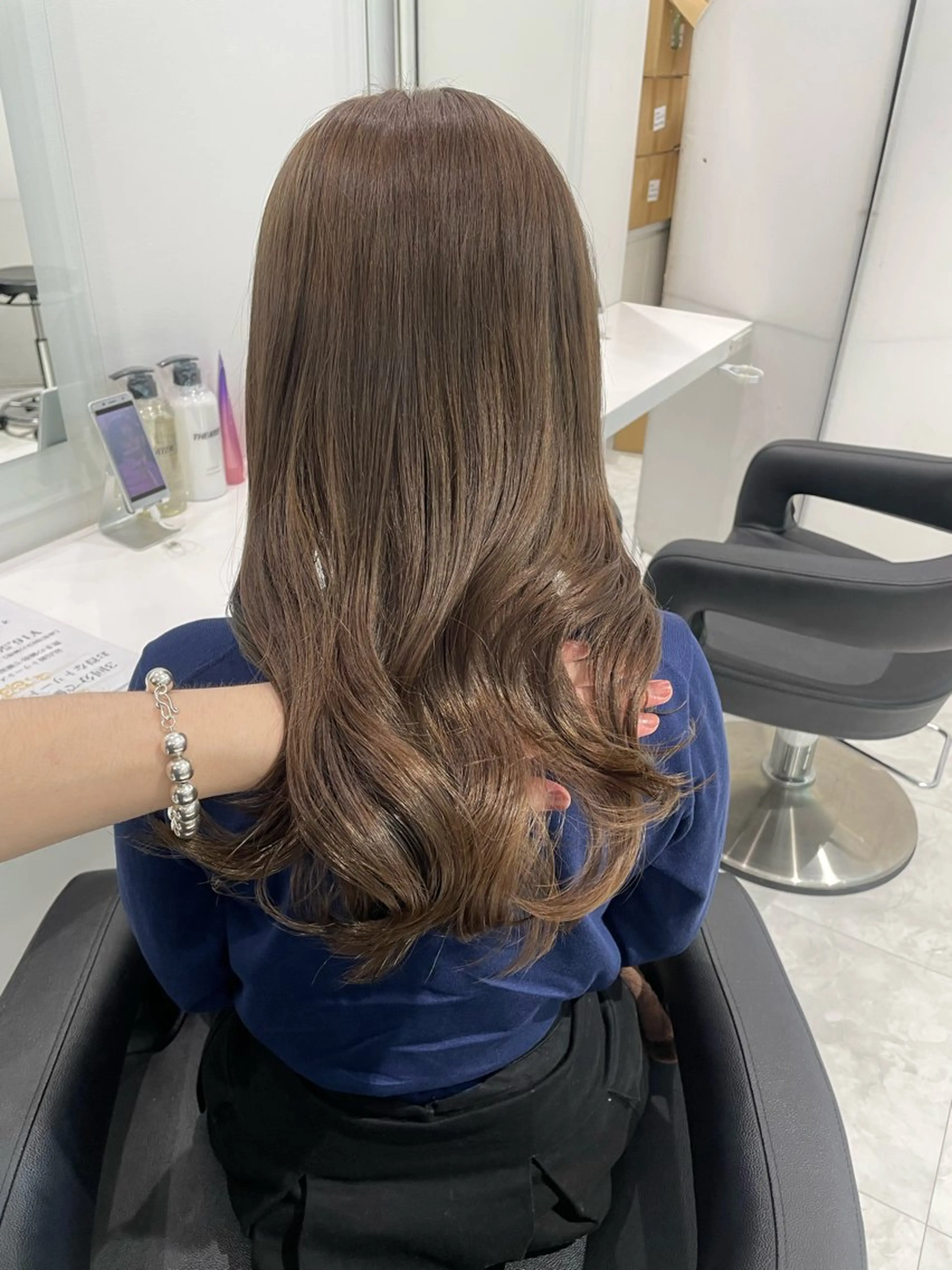 セミロング カラー ヘアカラー トリートメント ヘッドスパ 🌿透明感赤み消し Keishin🌿のヘアスタイル