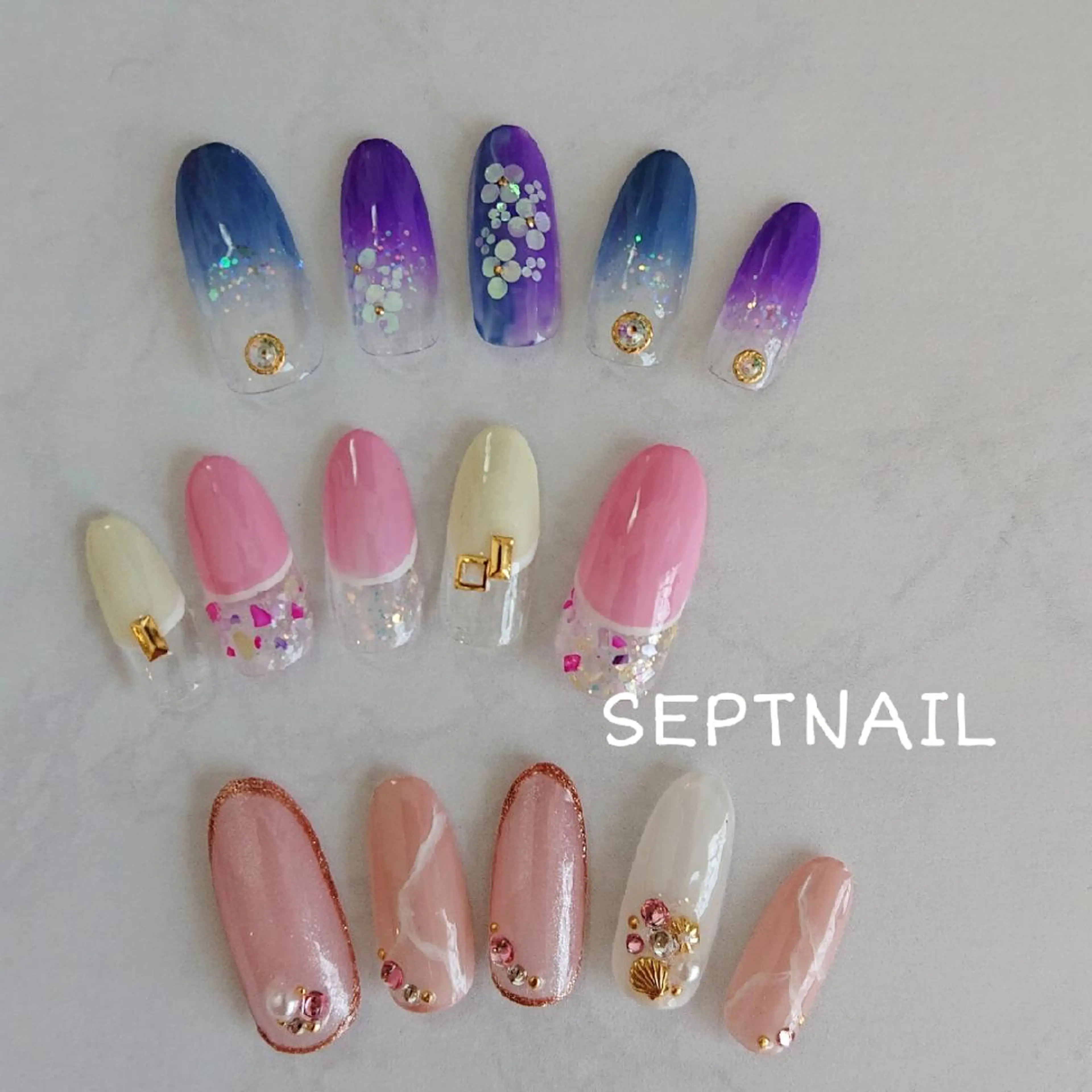 ネイル SEPTNAIL 中澤のネイルデザイン