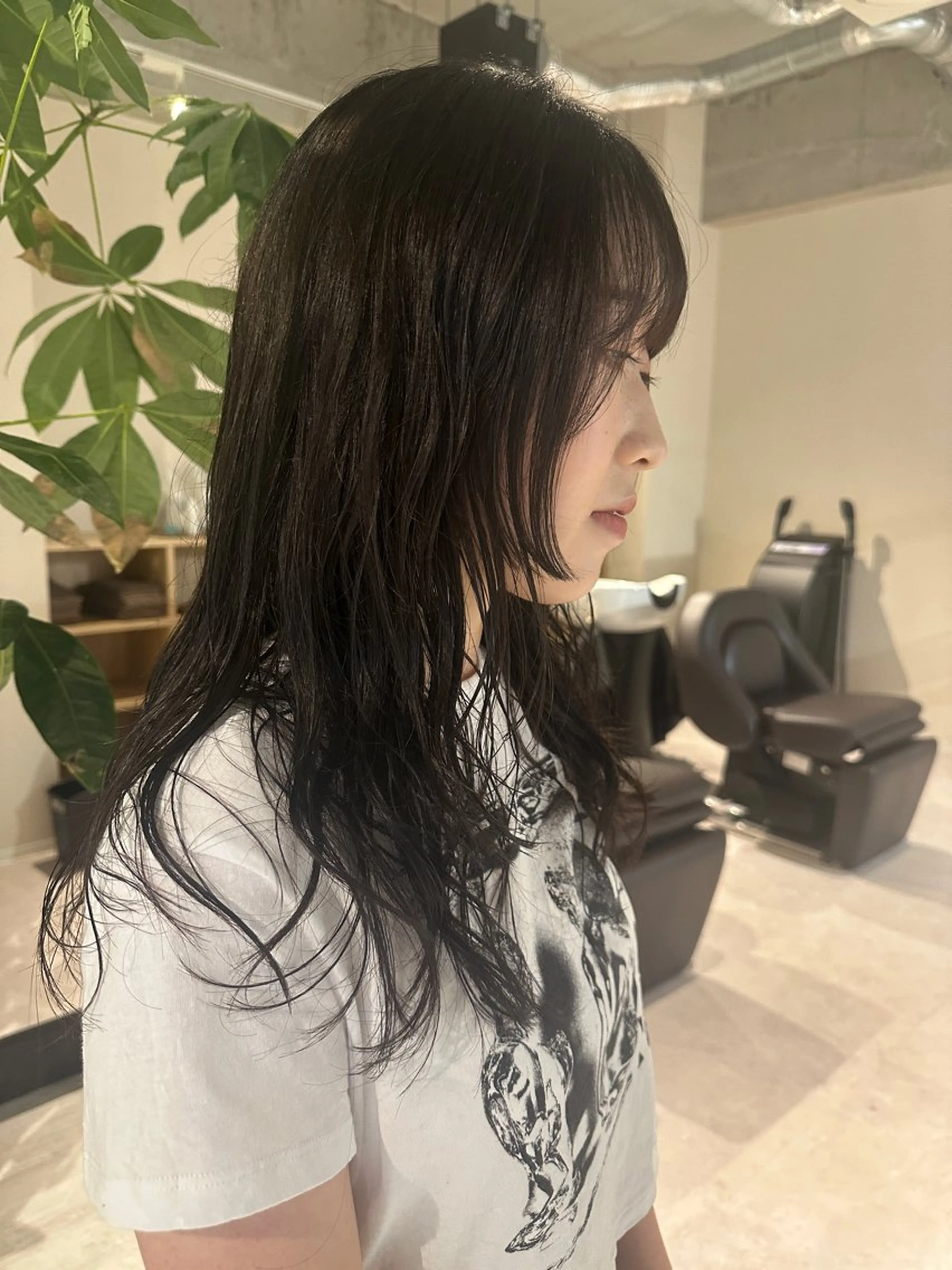 セミロング パーマ シェアサロンコネクト所属・Chiho/ 博多/パーマ/ボブのヘアスタイル