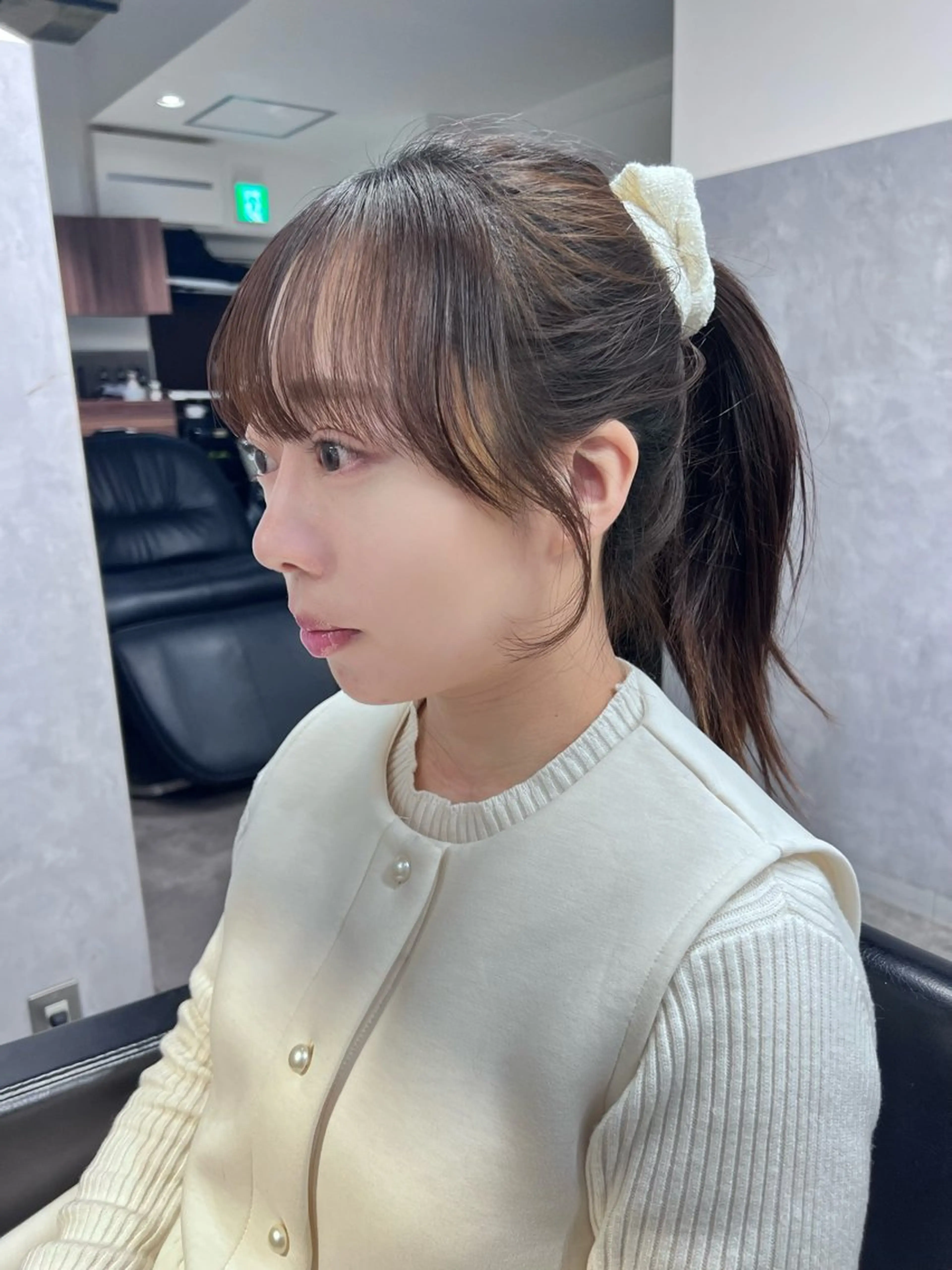 ロング 顔周りカット レイヤーカット カット 透明感/レイヤー 🇰🇷tomonaのヘアスタイル