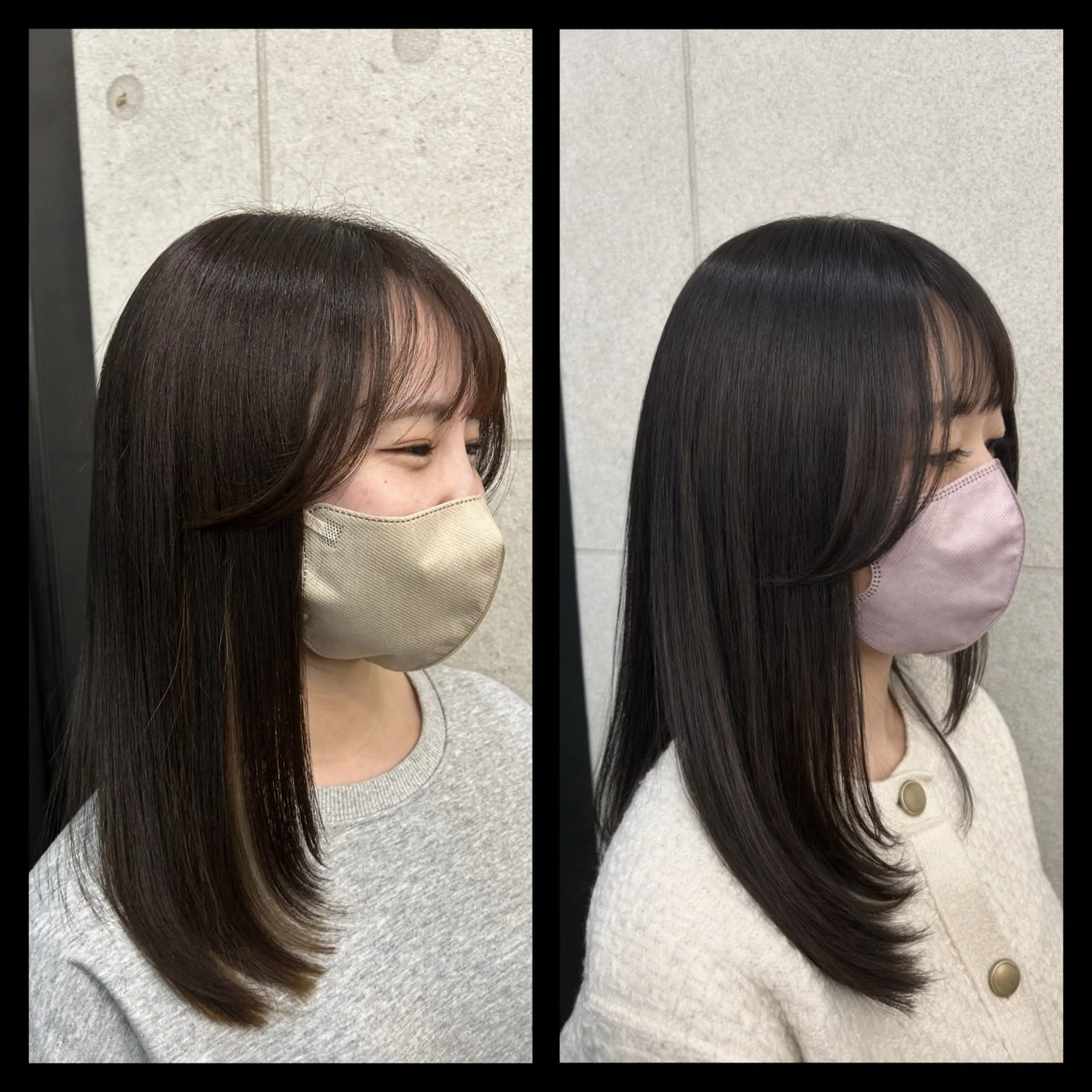 ロング 顔周りカット レイヤーカット ♠️Anli♠️ KOTA🐈‍⬛のヘアスタイル