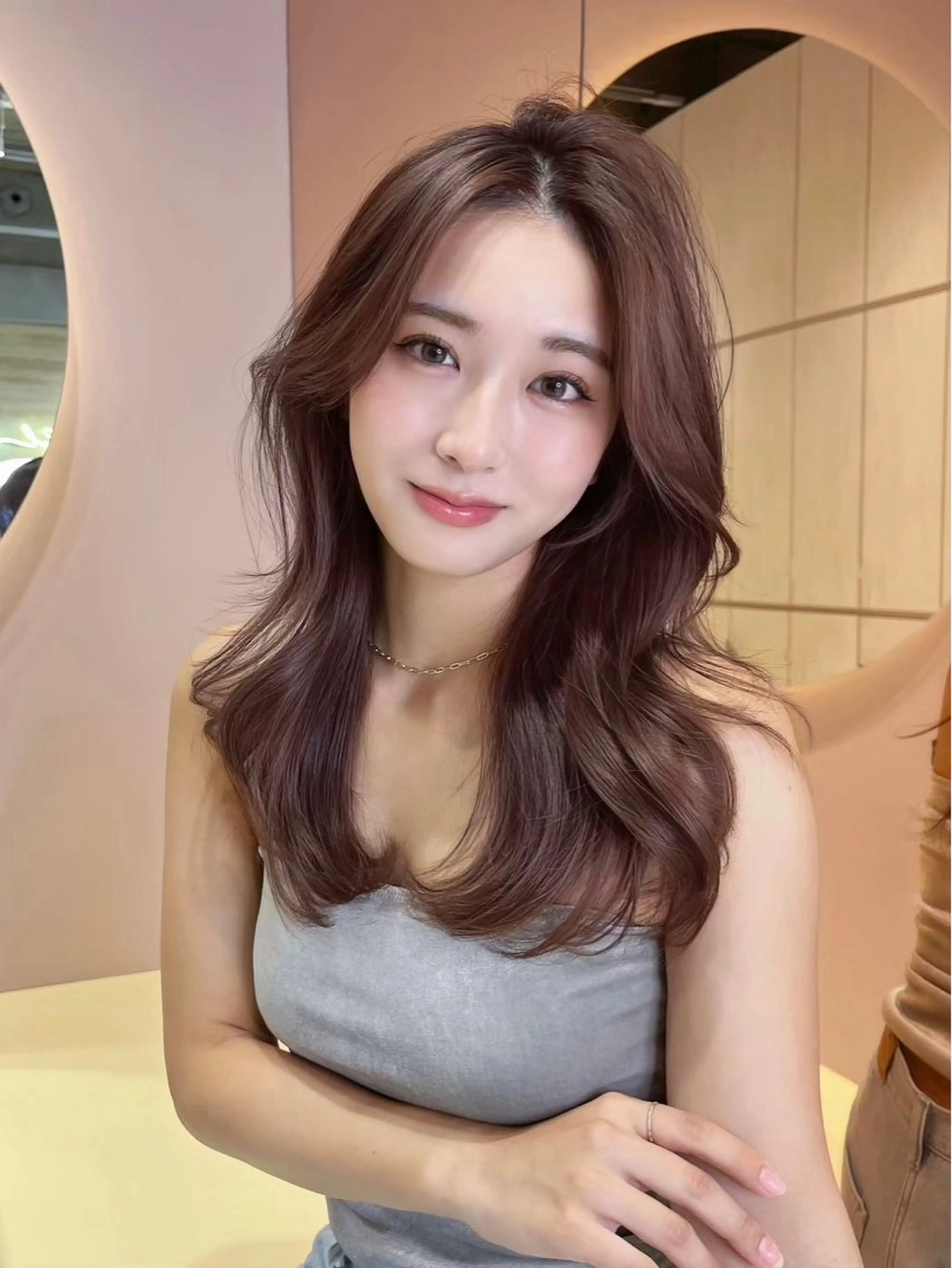 【柔らか質感に🎀】カット✂️＋艶カラー🩵＋3ステップトリートメント🧴✨の写真