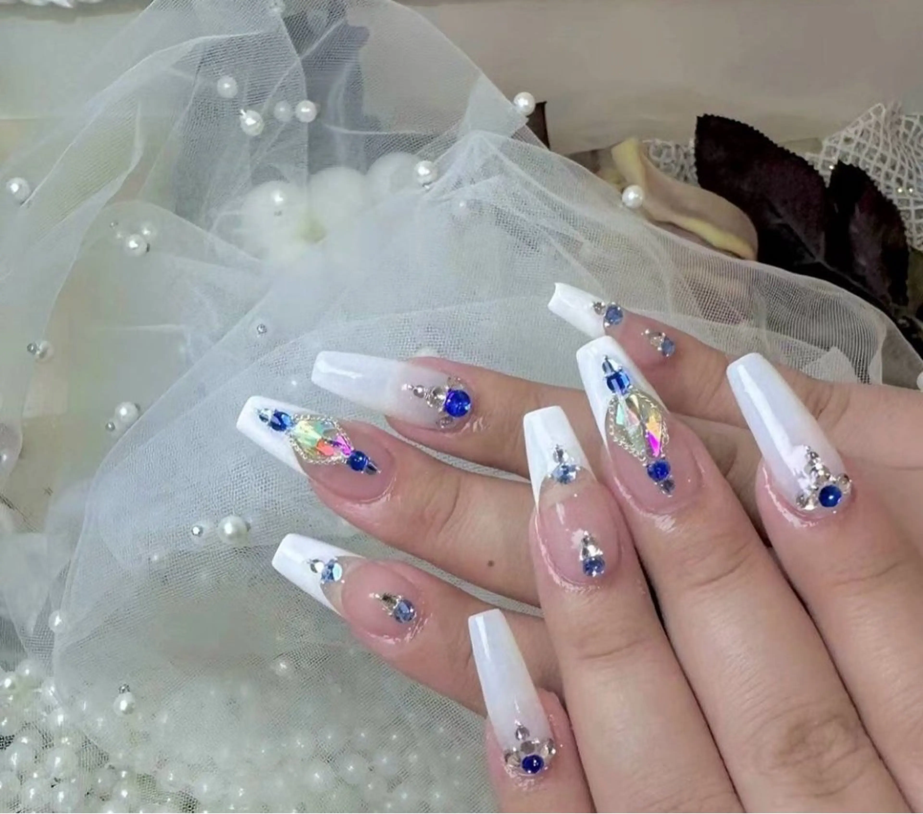 ネイル アートネイル フットネイル フレンチネイル ジェルネイル ハート Babarla Nailのネイルデザイン