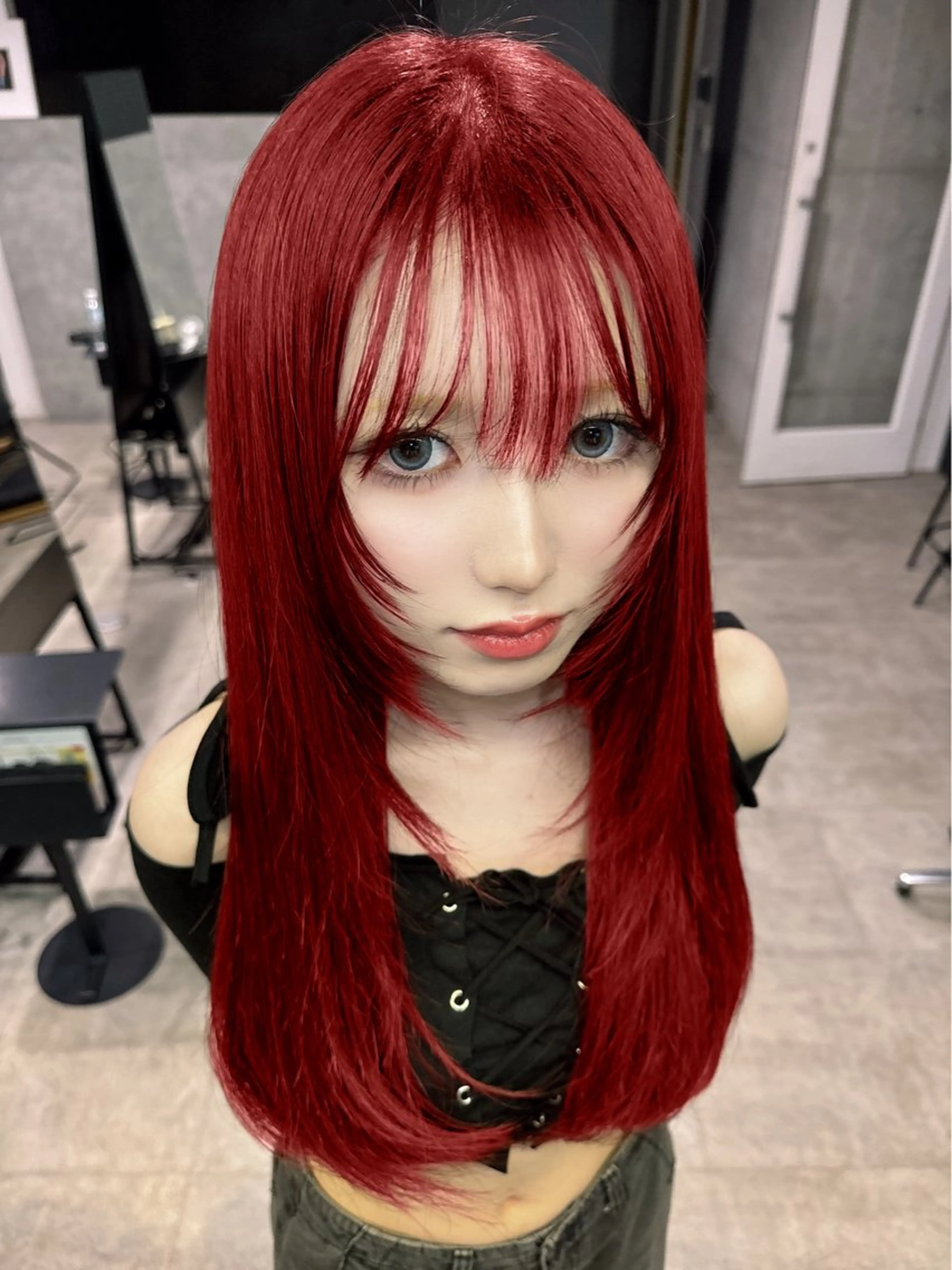 前髪カット✖️透明感カラー✖️最高級4stepトリートメントの写真