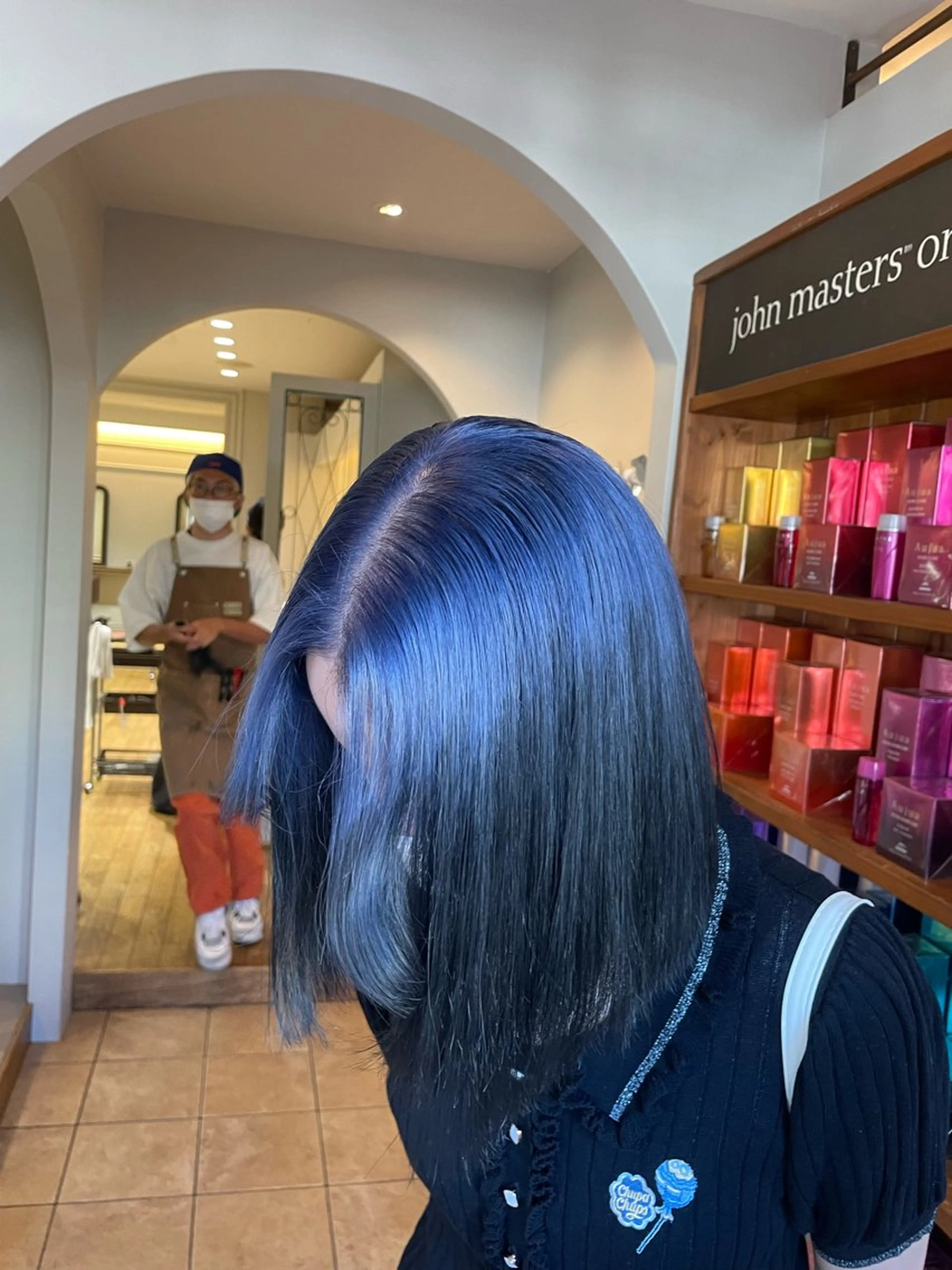 ショート ヘアカラー ハイトーン/透明感 カラー/下出有沙のヘアスタイル