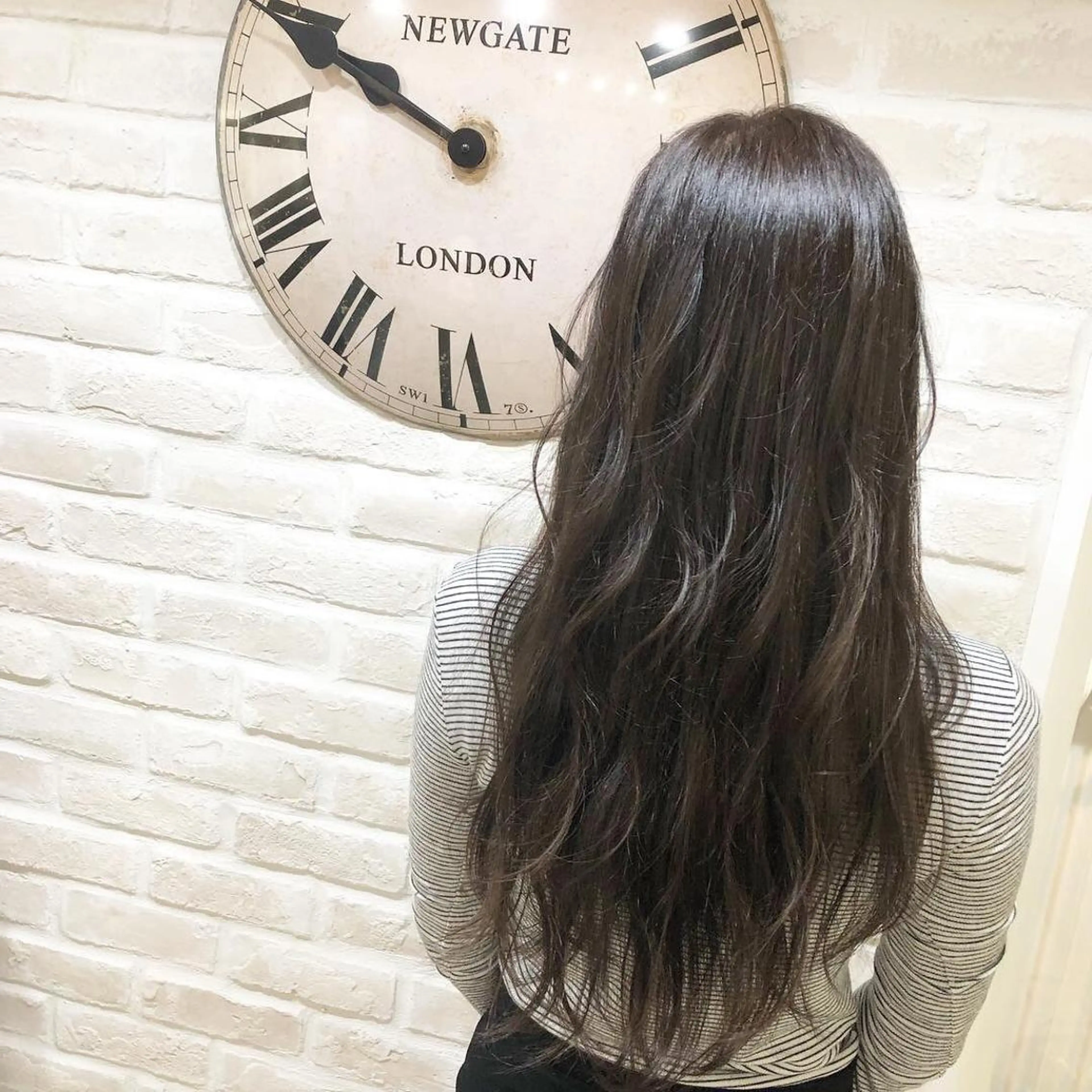 ロング カラー カット ヘアカラー トリートメント ヘアセット Aujua ソムリエ 勝又舞夏のヘアスタイル