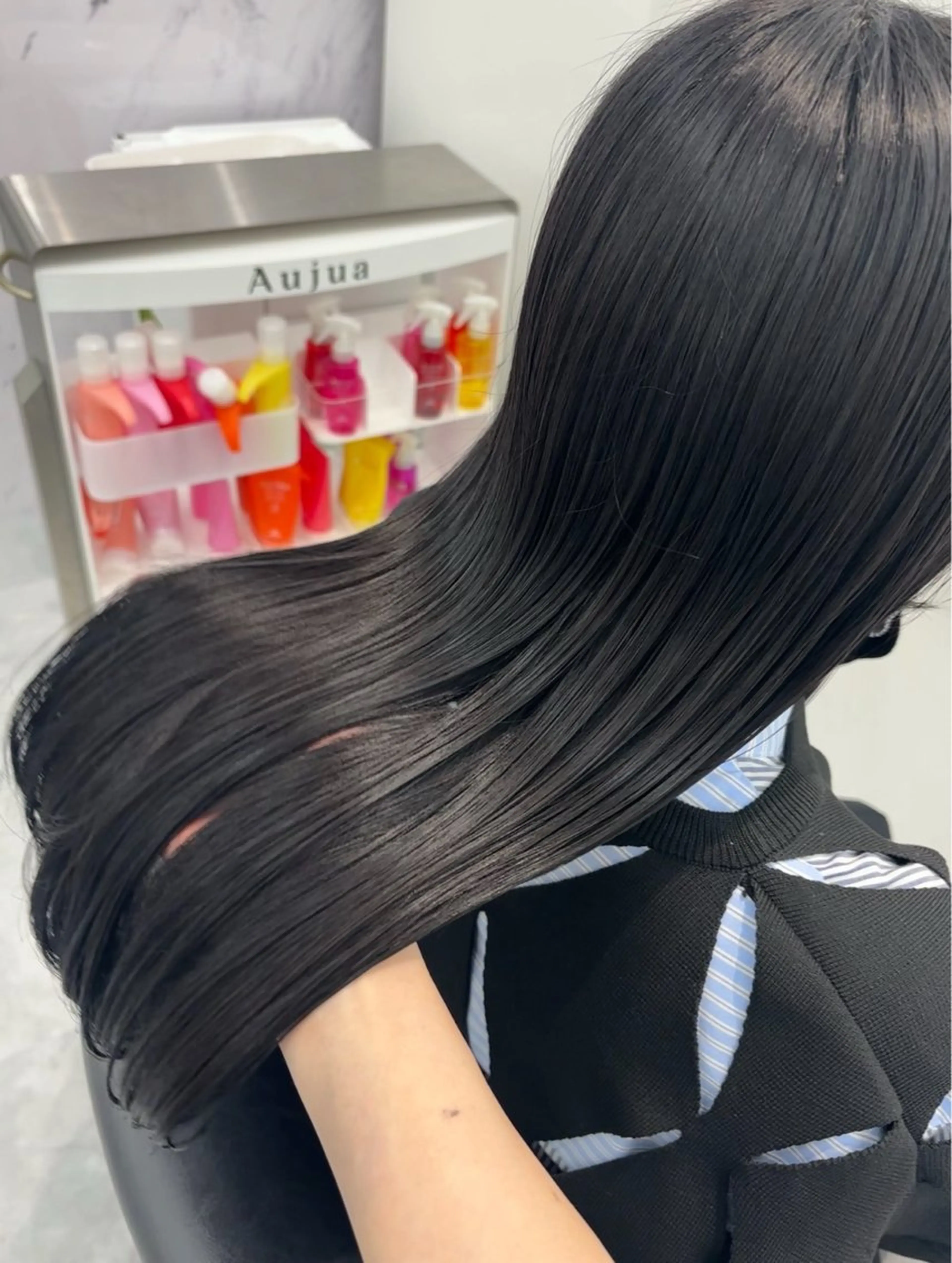 ロング カラー ヘアカラー トリートメント Parve  Mix 🫧梶川虹のヘアスタイル