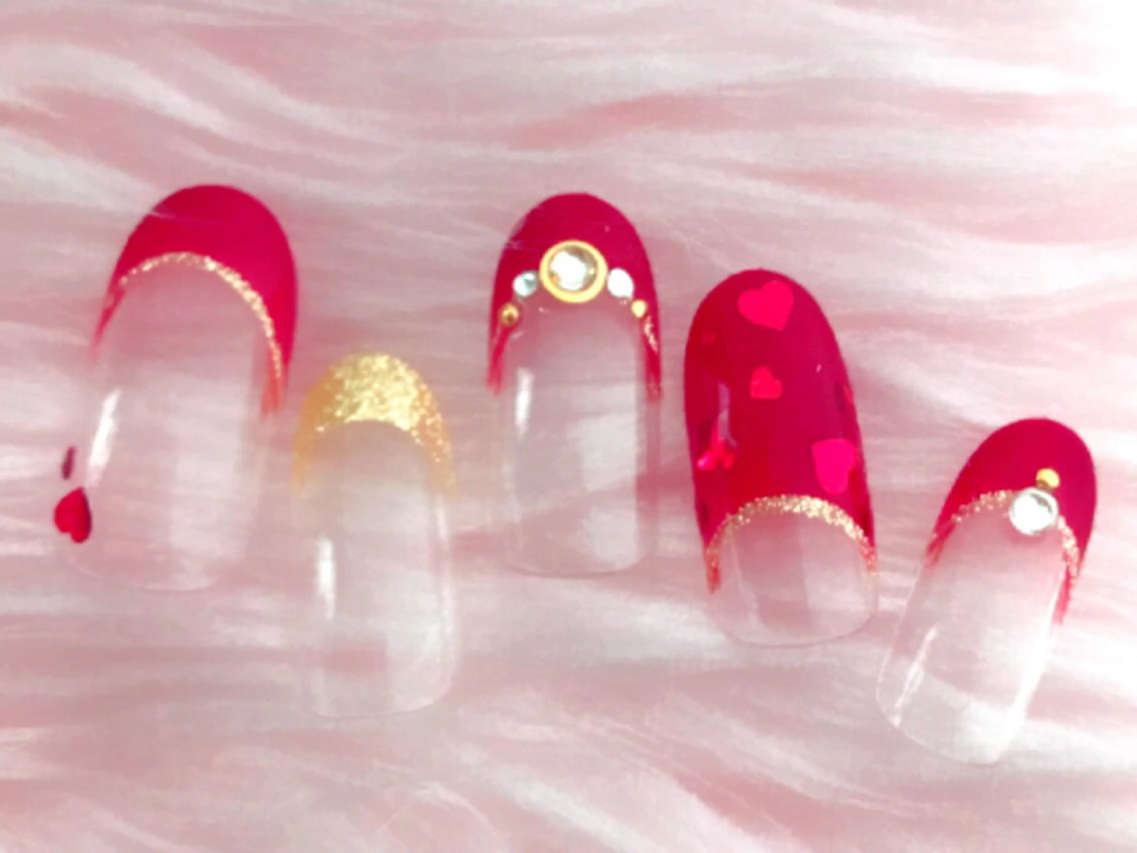 ネイル ストーンネイル Verest 西荻窪のネイルデザイン