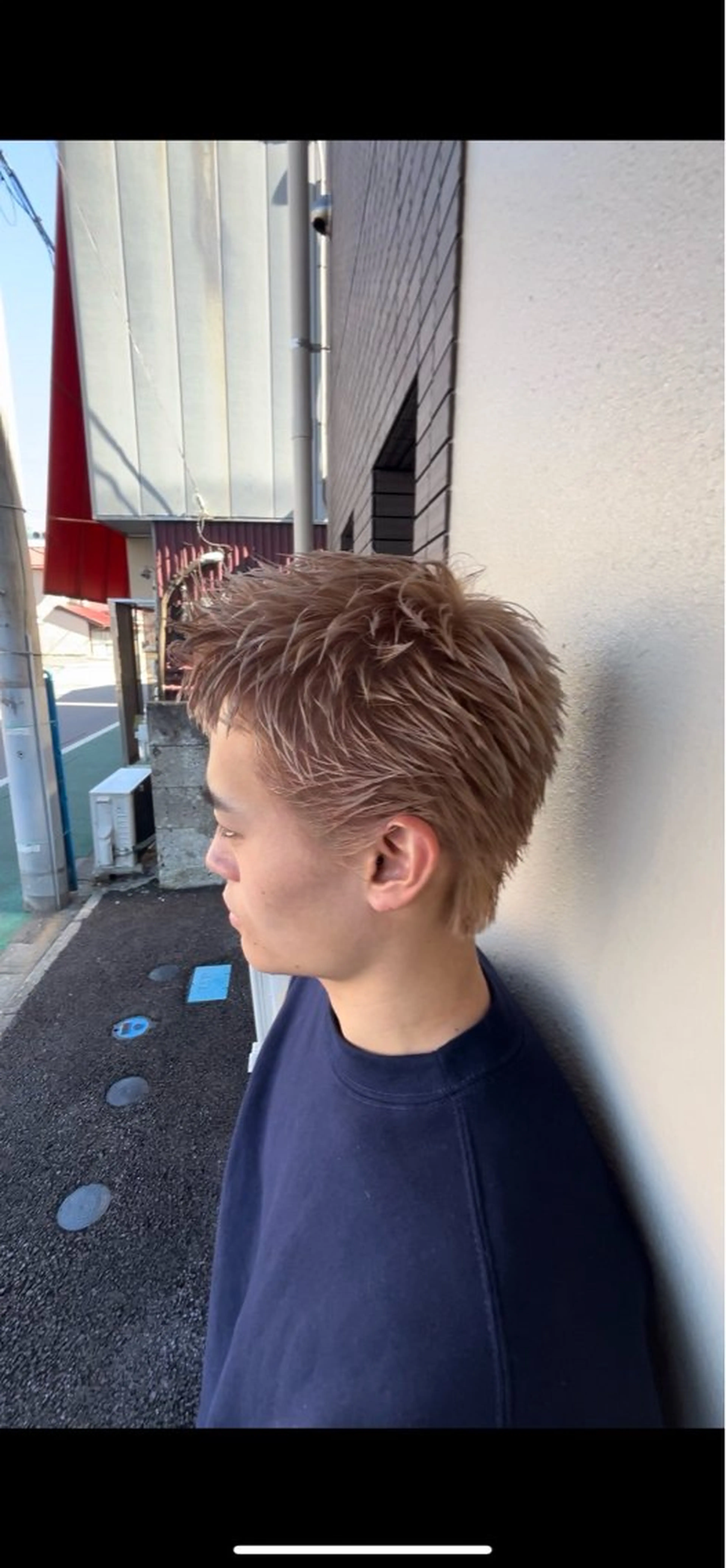 カラー メンズ 山田 誠也のヘアスタイル