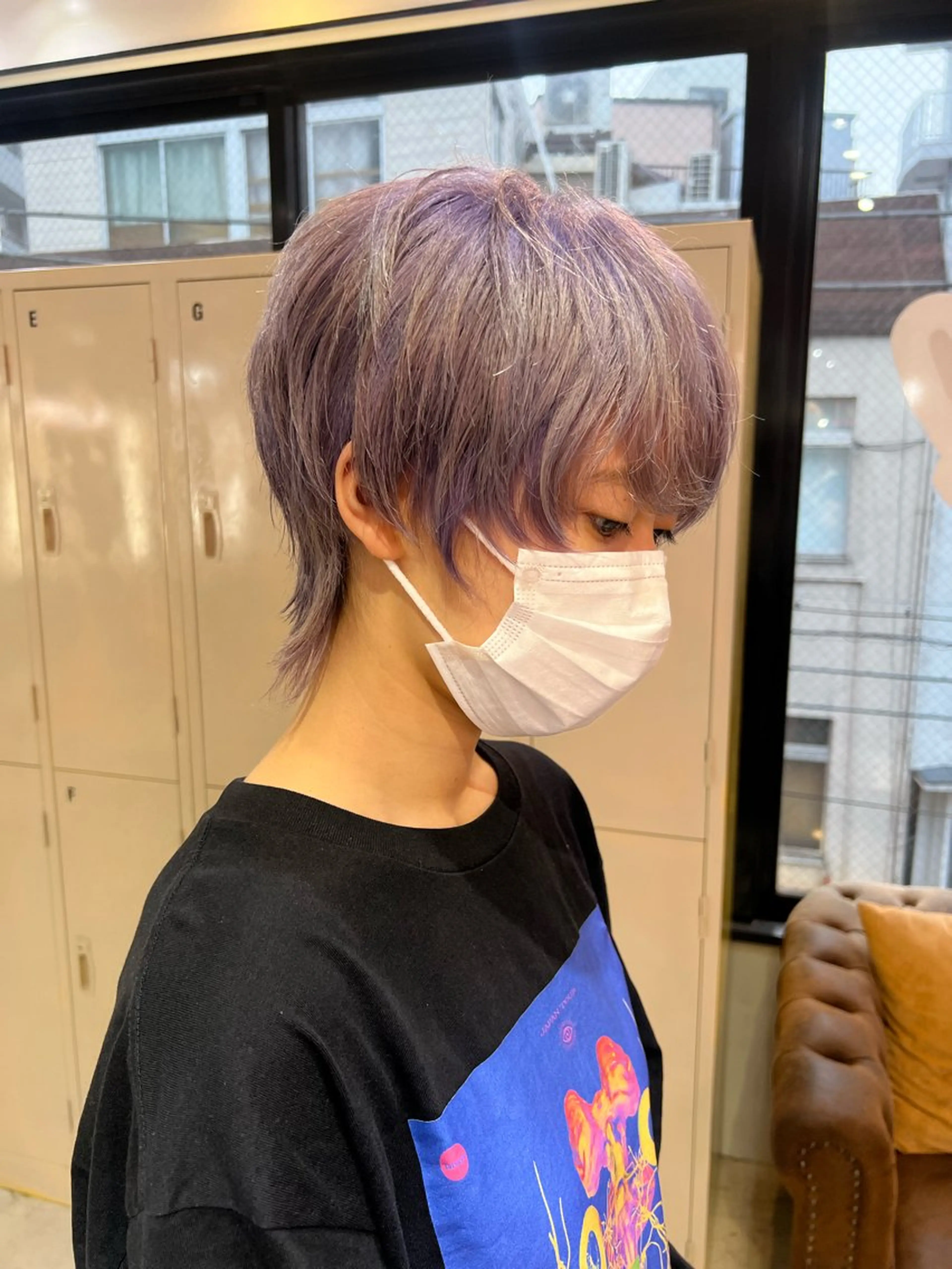 ミディアム カット ヘアカラー 💥ウルフカット デザインあんな💥のヘアスタイル