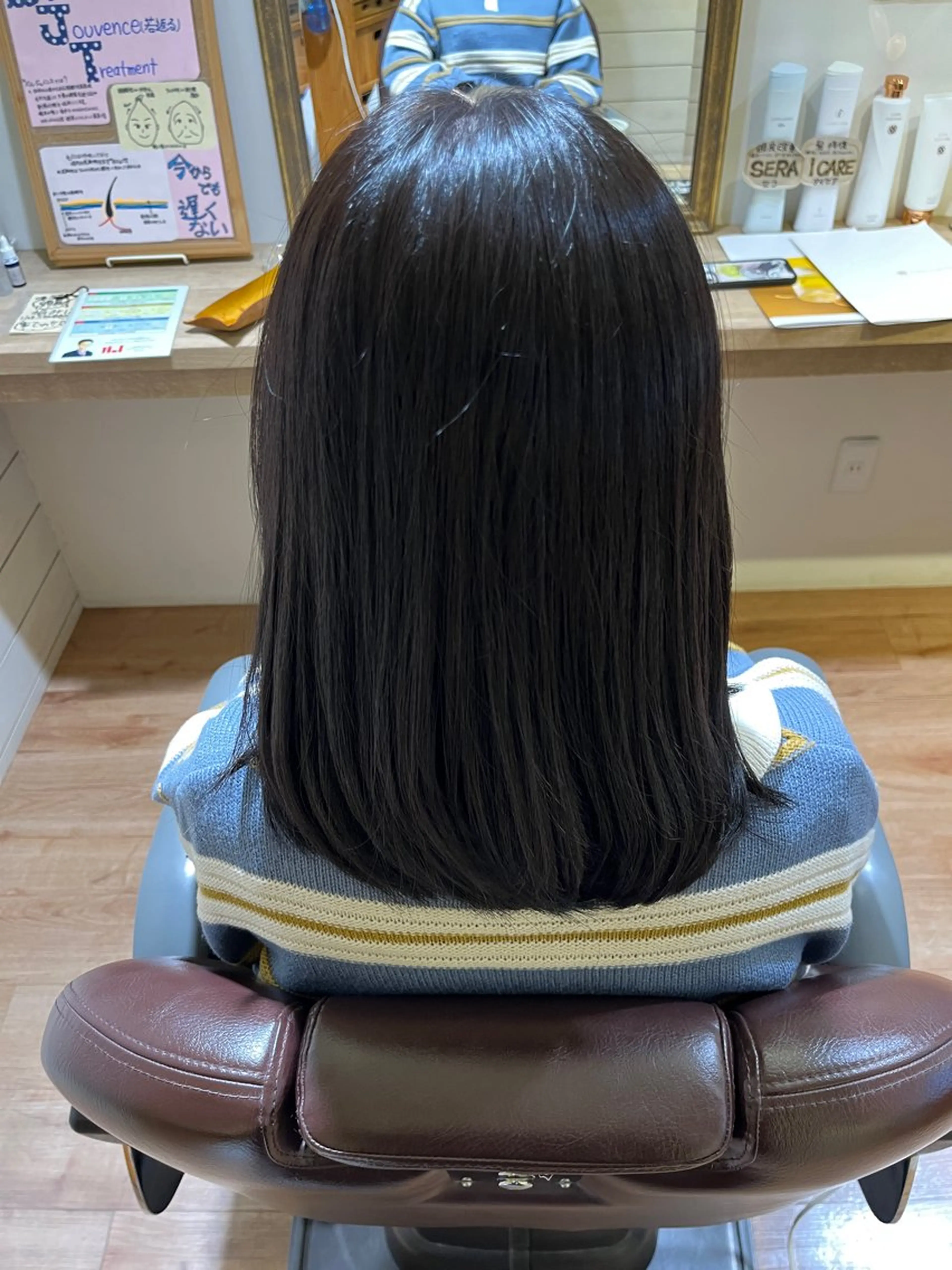 🫧透明感カラー🫧トーンダウン＋OILトリートメントの写真