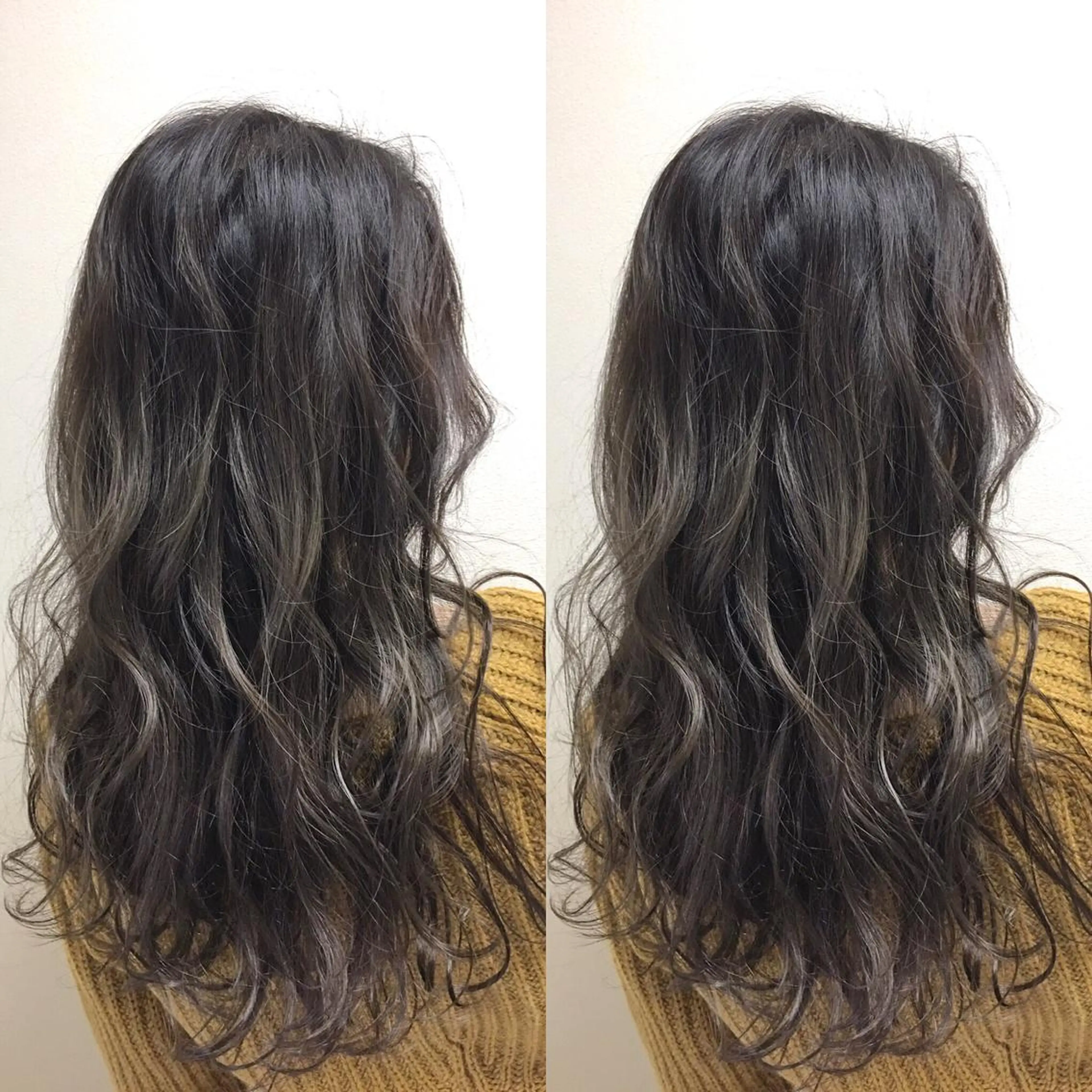 セミロング カラー ヘアアレンジ メンズ キッズ ネイル マツエク・マツパ メンズハイライト ダークグレー グレージュ ハイライトカラー ハイライト AUBE HAIRazul吉祥寺所属・綺麗な髪質にしたい方 限定🌈清水　祥のヘアスタイル