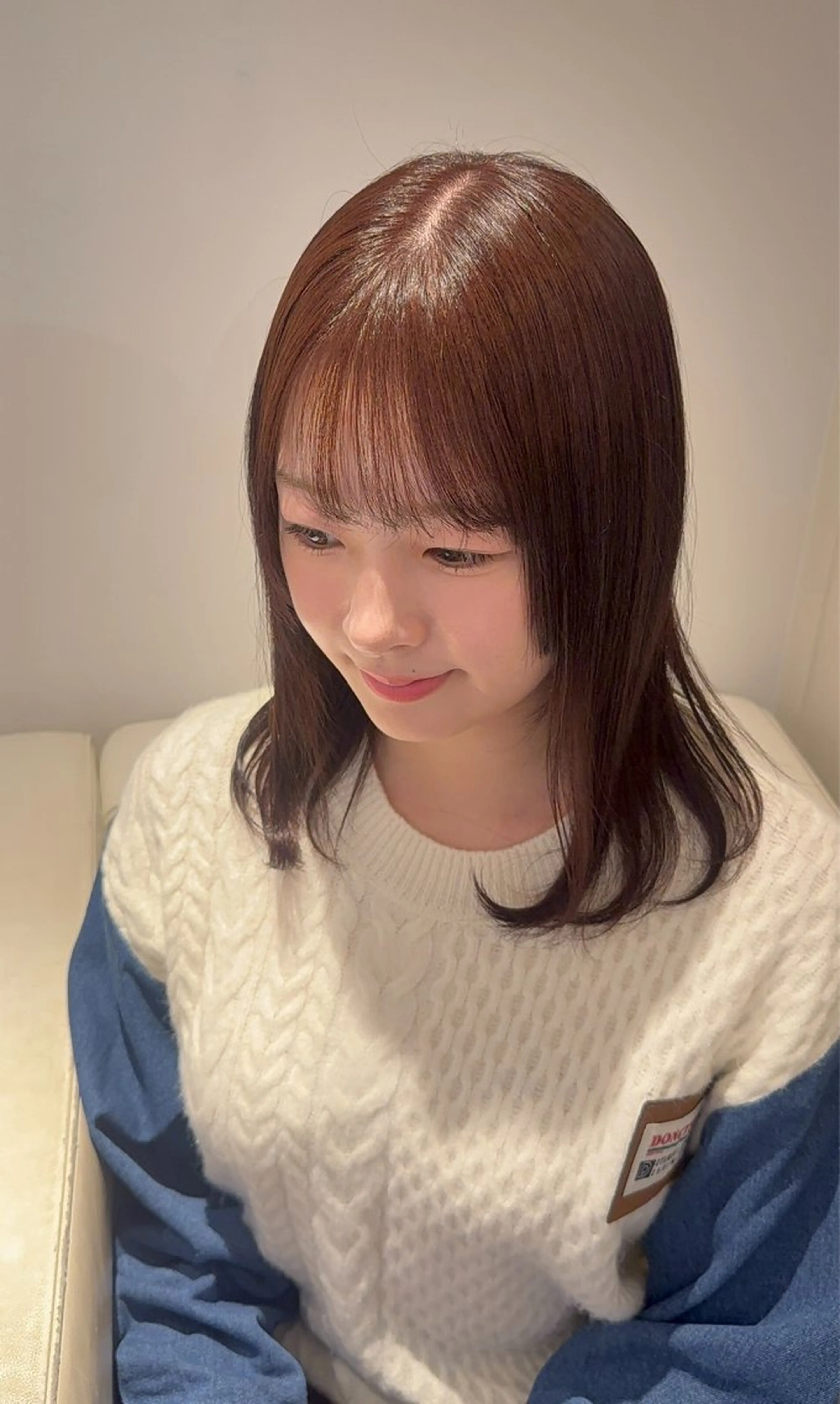 ミディアム カラー ブラウンカラー ヘアカラー Beleza Shibuya所属・ハイトーン美容師 🤍のあ🤍のヘアスタイル