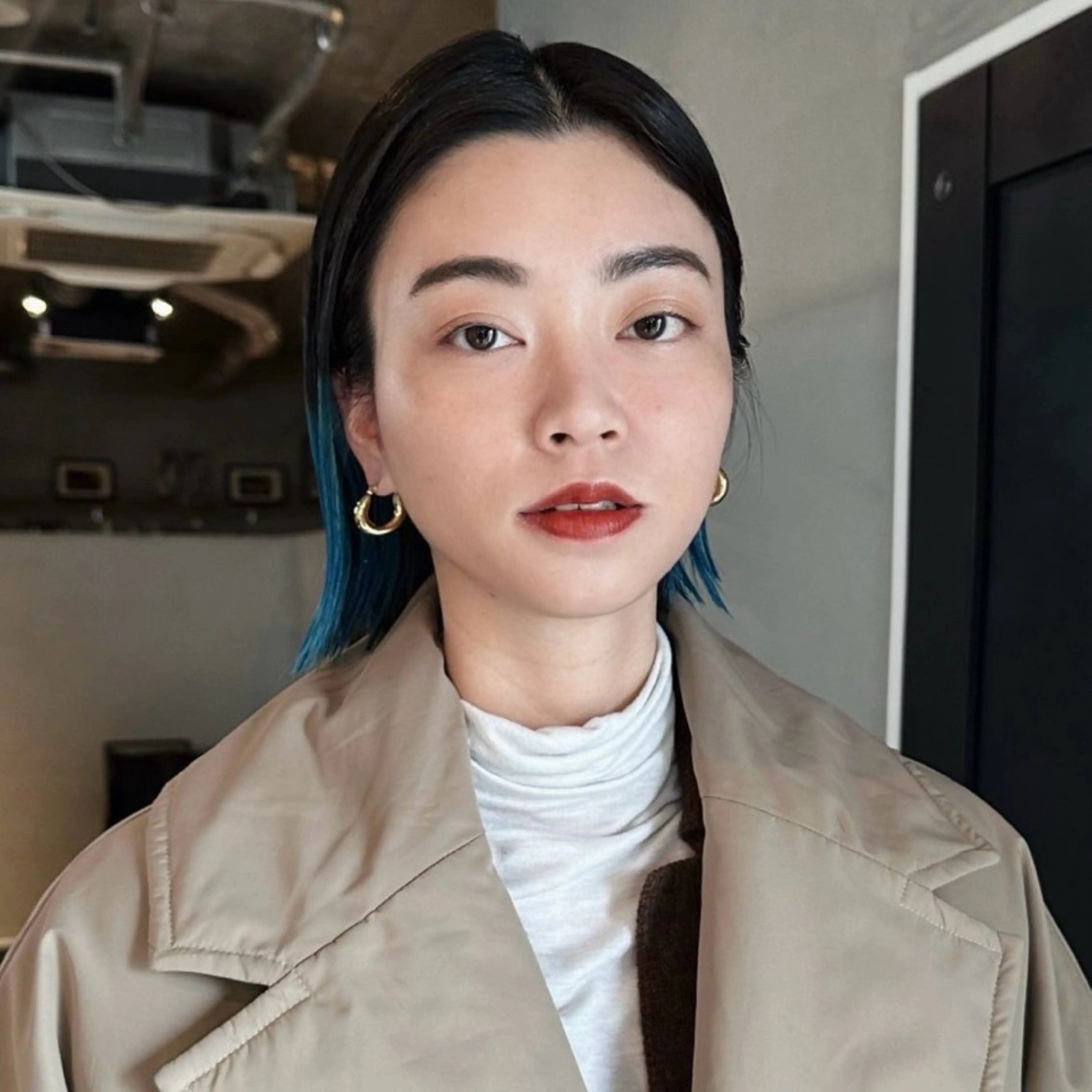 ショート カラー 前野 日奈のヘアスタイル