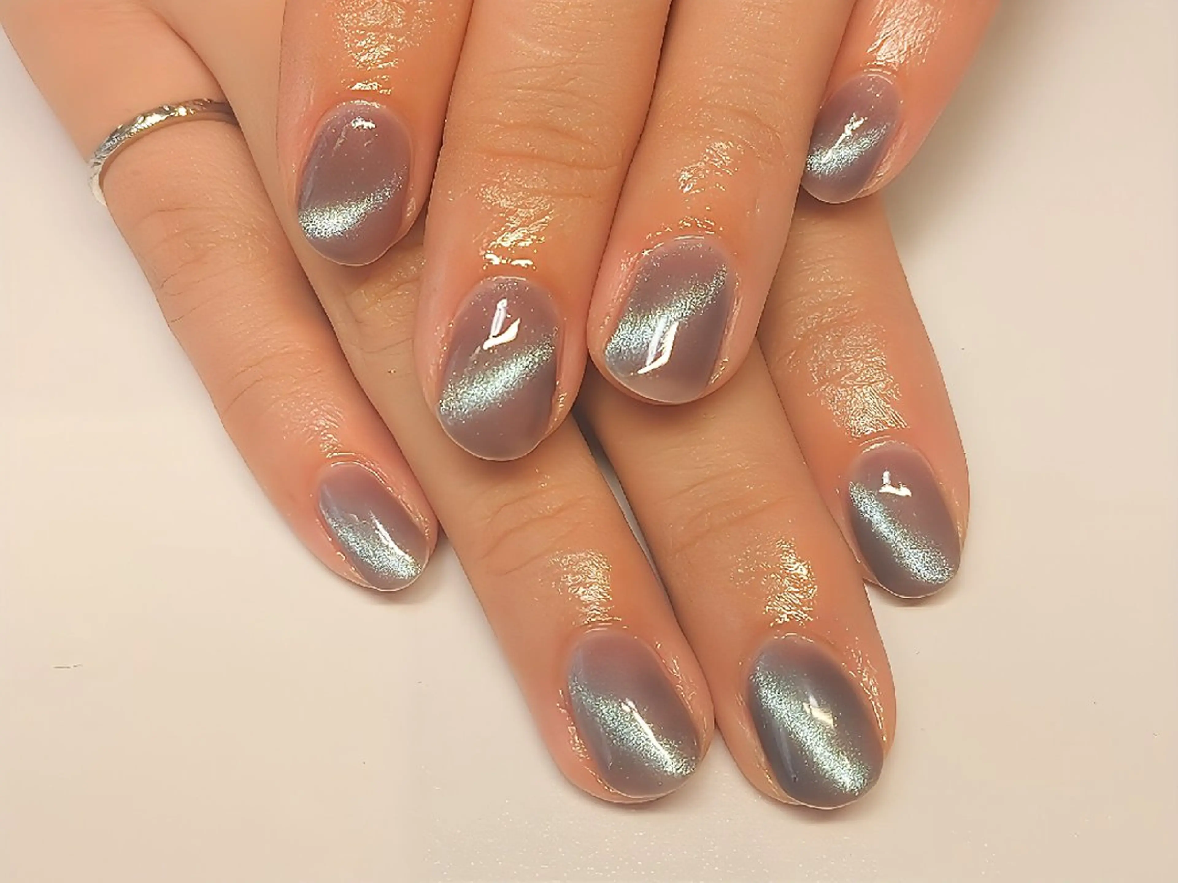 ショート AQUA nailのネイルデザイン