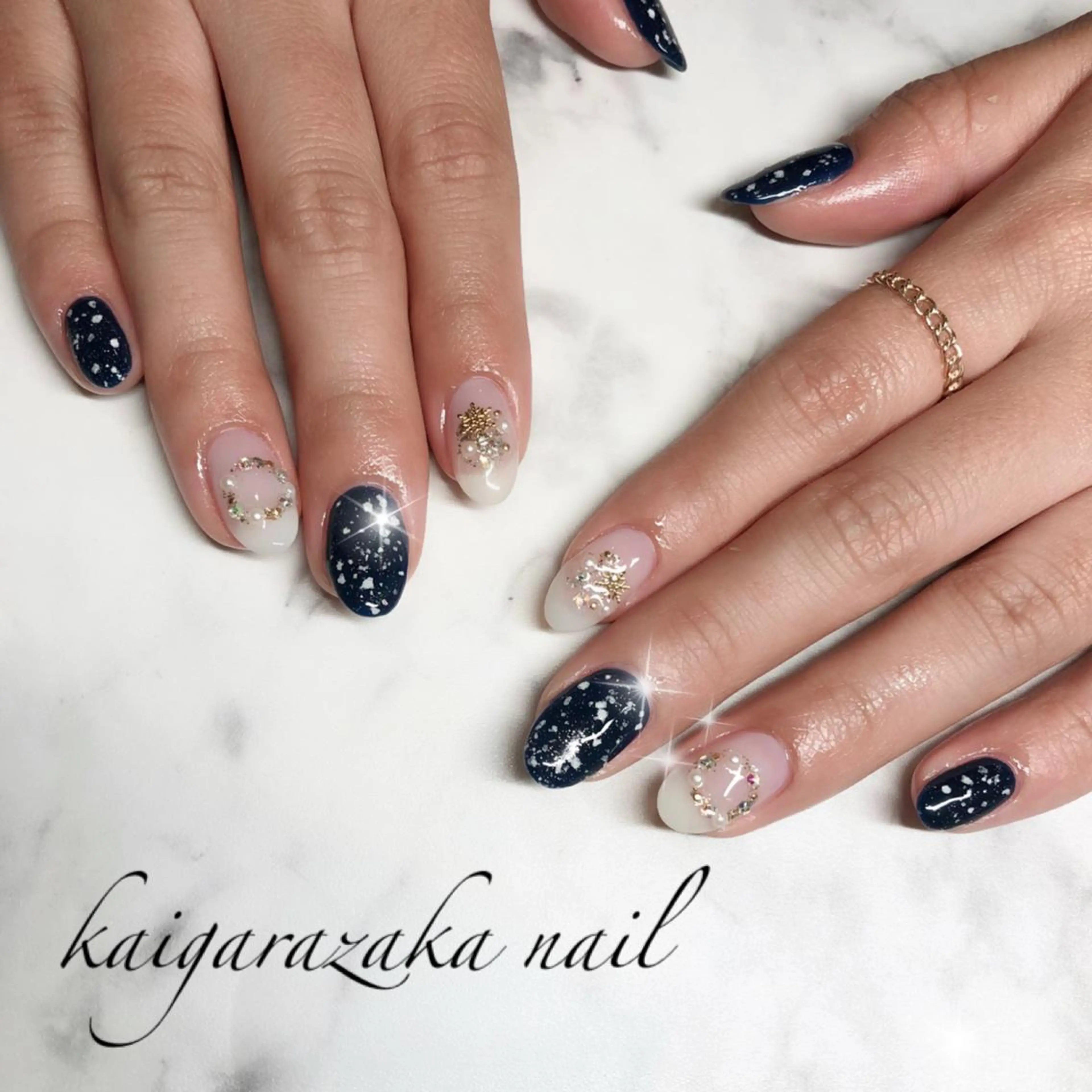 ネイル 冬ネイル クリスマス エステティックサロン Liente(リアンテ）所属・Hashimoto .のエステ・リラクイメージ