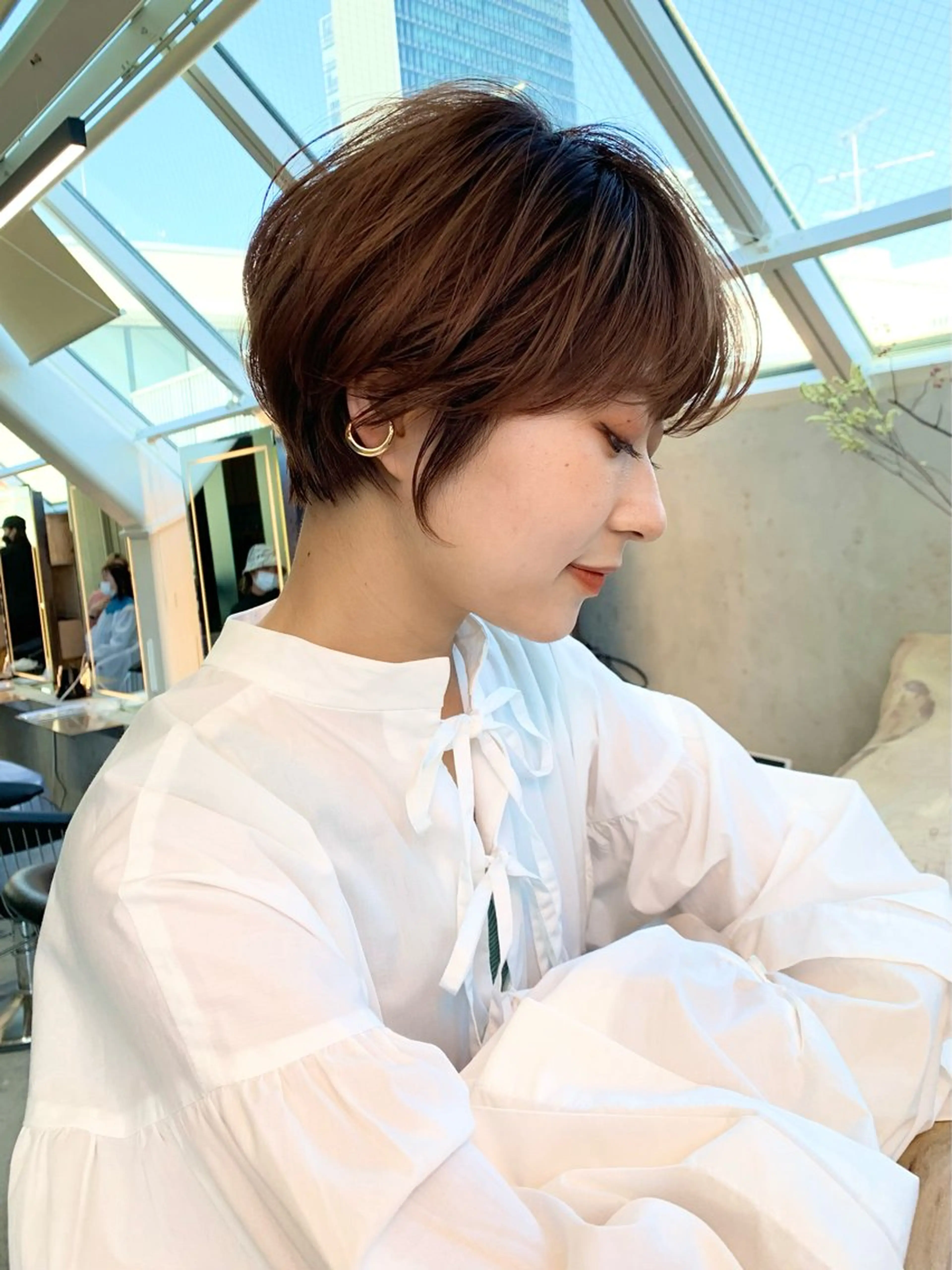 ショート カラー Lond partir 【ロンド パルティール】所属・🫧ショート/ボブ/ パーマ/ゆーな🫧‪のヘアスタイル