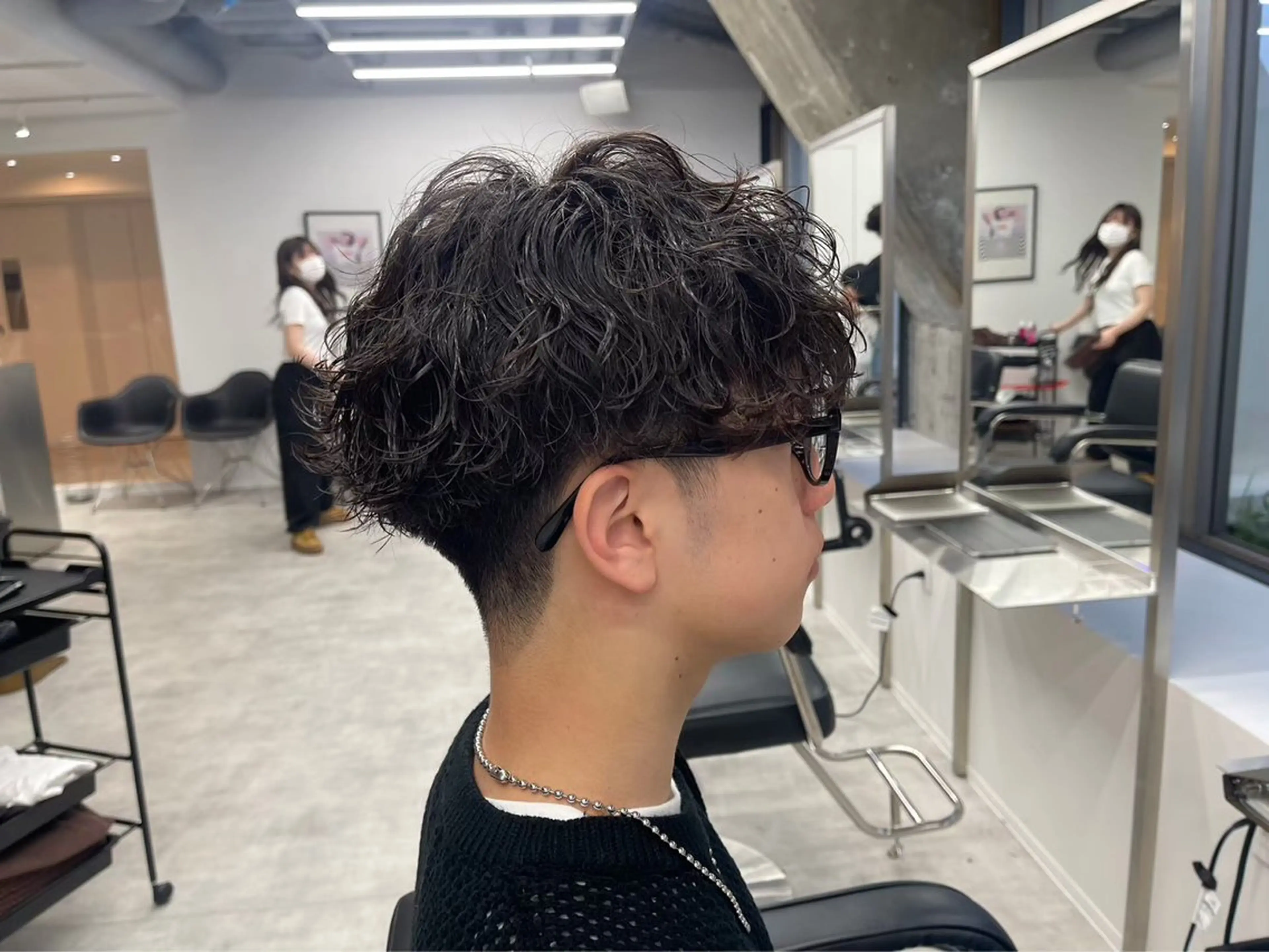 パーマ メンズ カット パーマ メンズパーマ/新潟/ 万代／田崎亮🌟のヘアスタイル