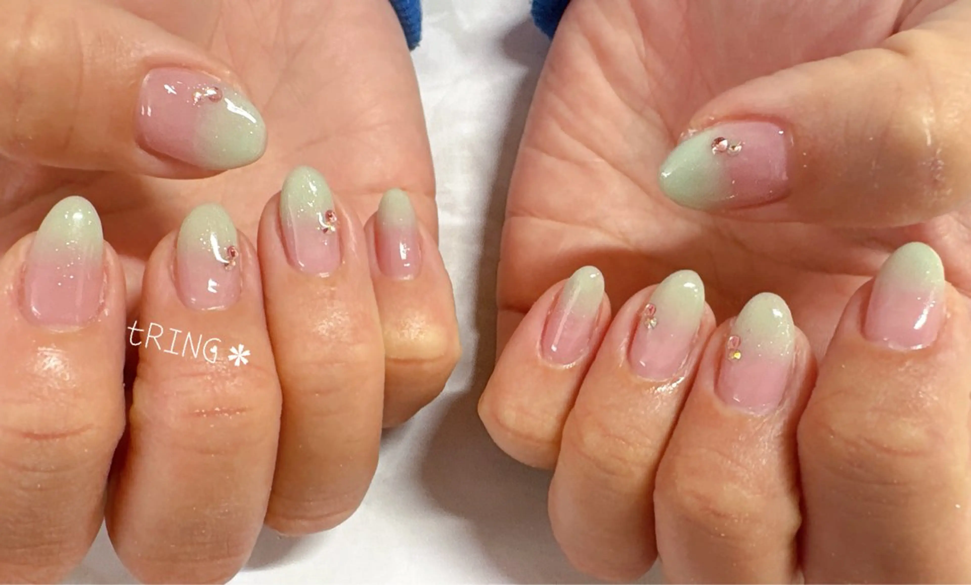 ネイル ハンドネイル tRING＊ しいの木台のネイルデザイン
