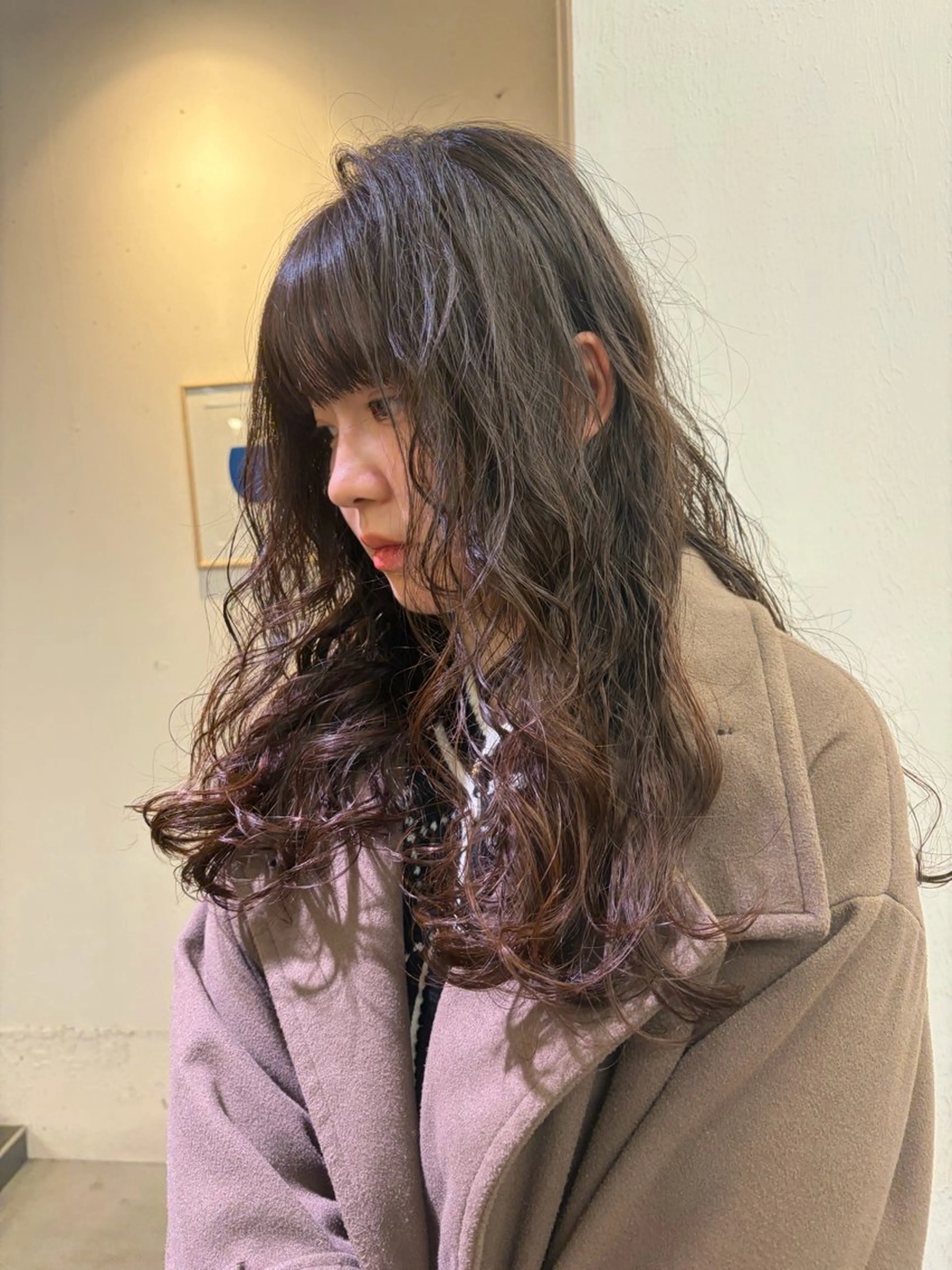 ロング パーマ 東京 千駄ヶ谷🫧 hiyori🫧のヘアスタイル