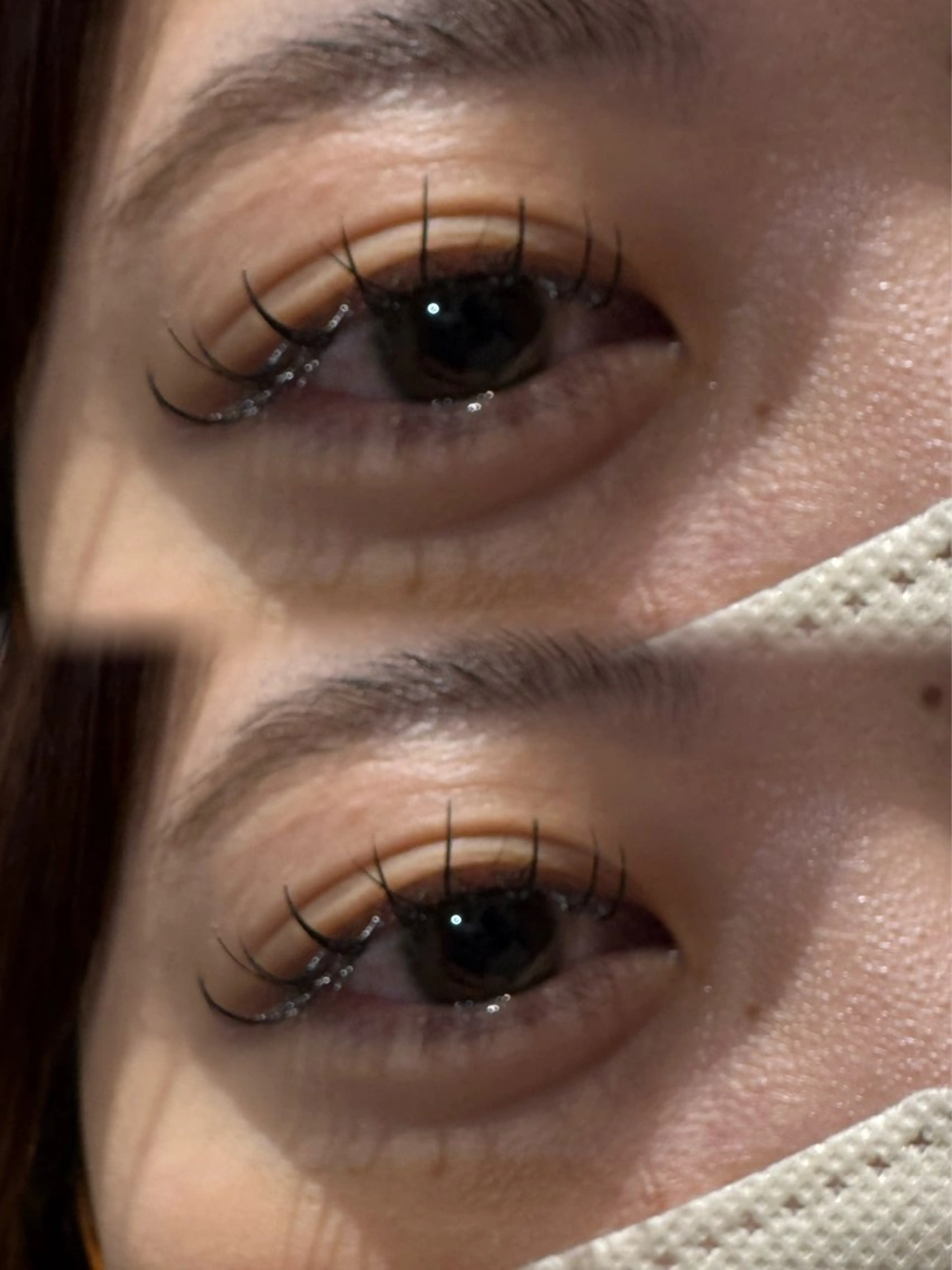 マツエク・マツパ 束感まつ毛 フラットラッシュ ナチュラル マツエク vis a vis 本蓮沼店所属・渡部 かおりのマツエク・マツパデザイン