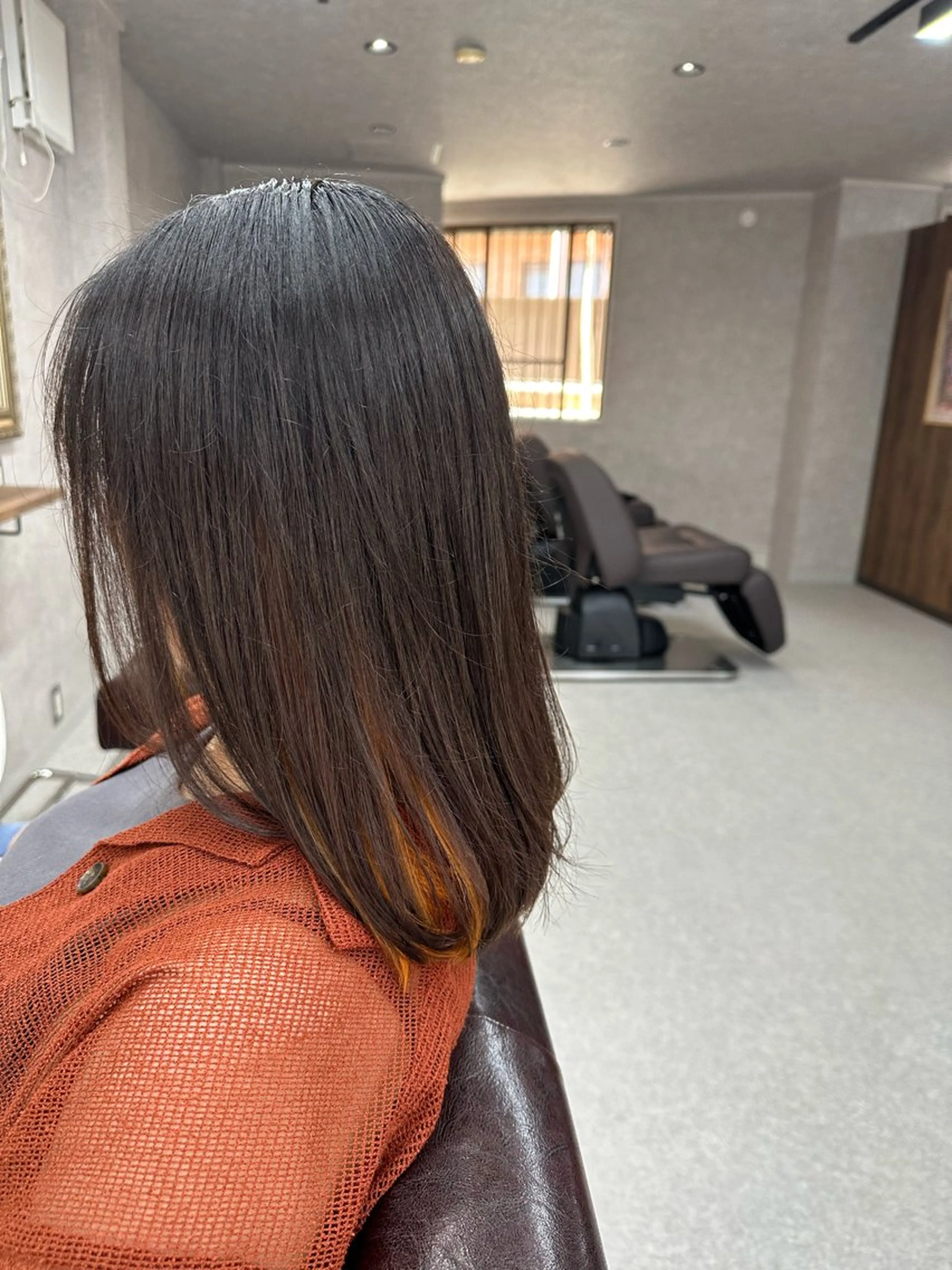 ロング カット ヘアカラー トリートメント Lien 深井店のヘアスタイル