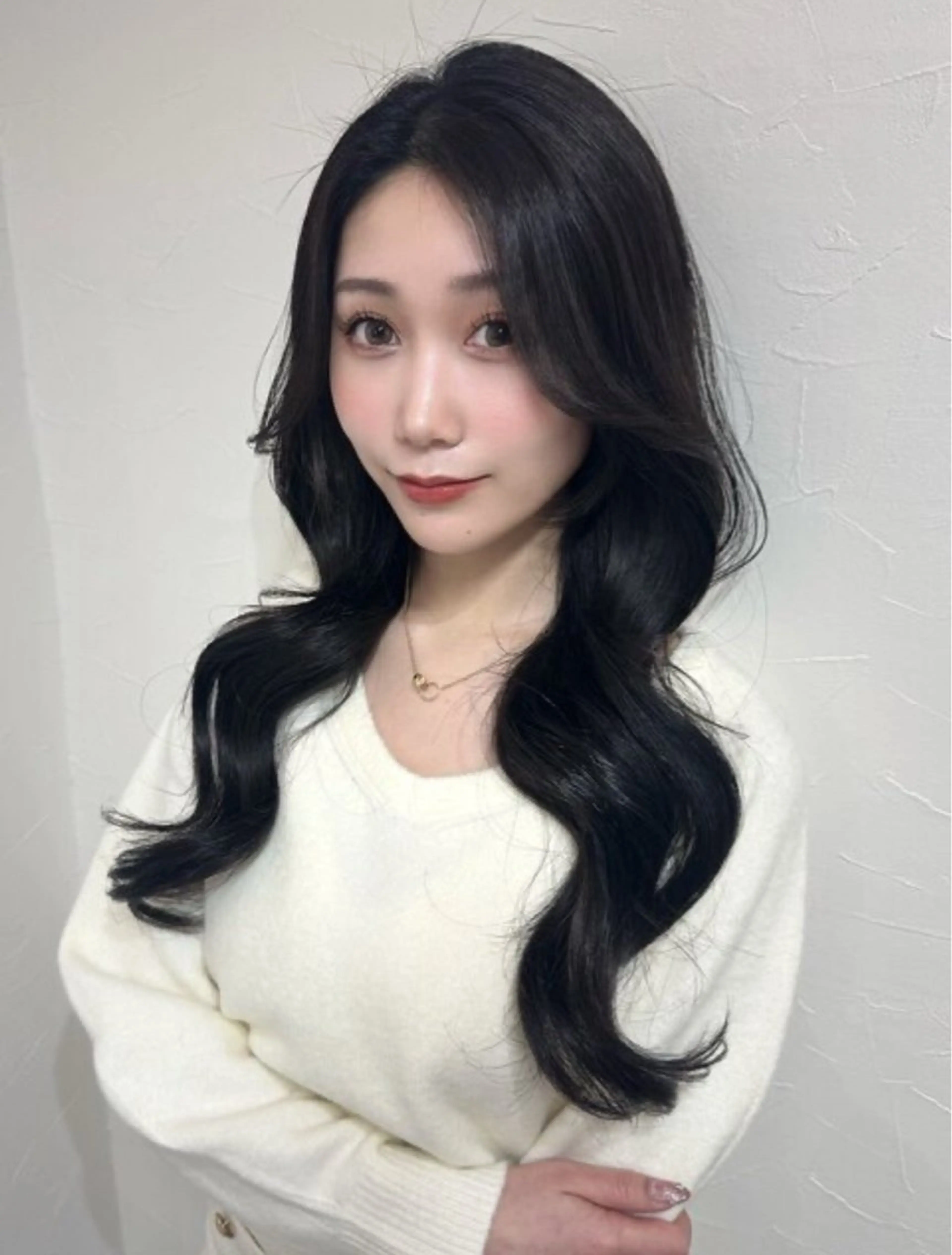 ロング カット ヘアカラー トリートメント レイヤー/韓国風 三好悠生のヘアスタイル