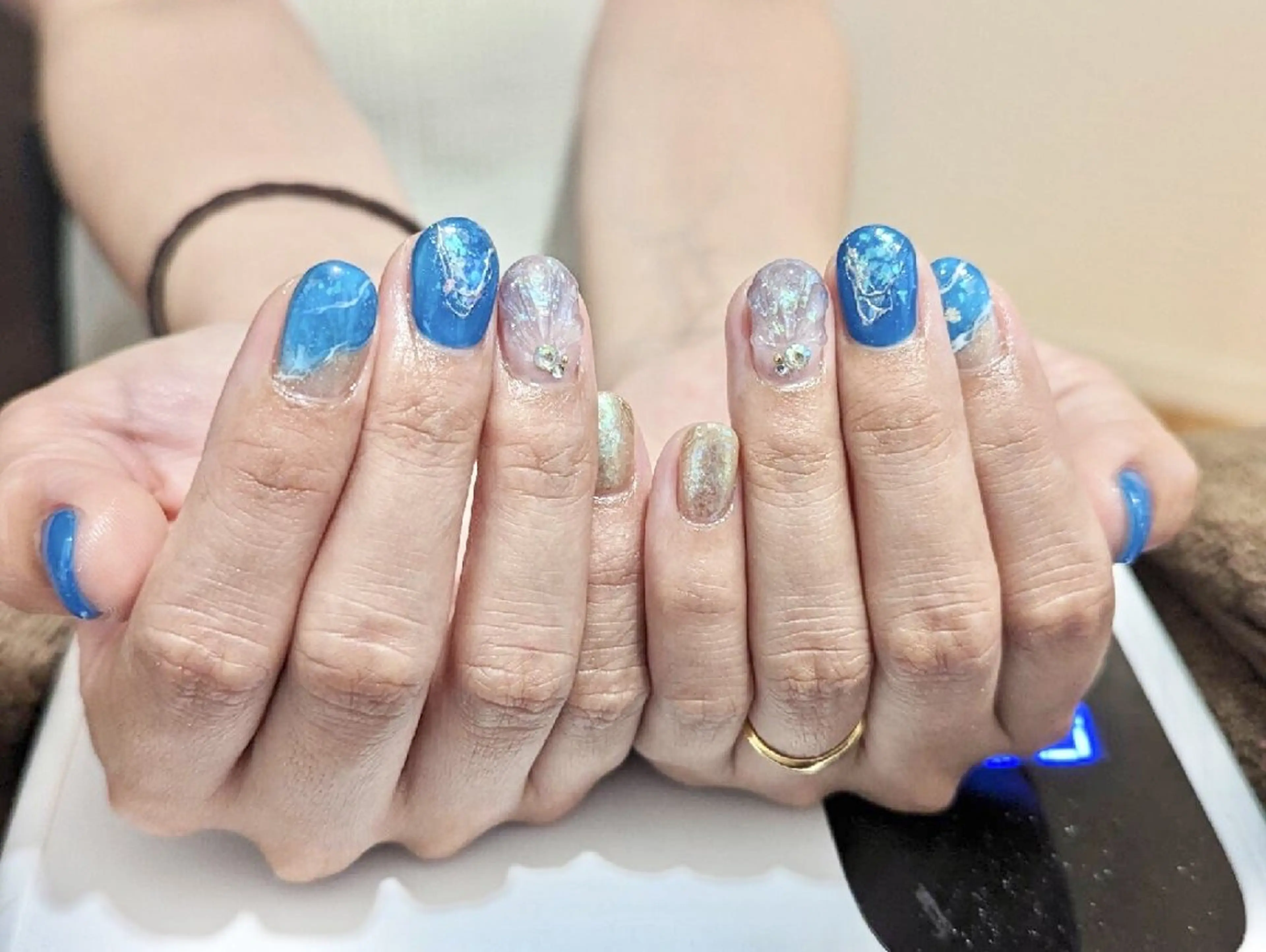 ネイル アートネイル 持ち込み VIBLISS福岡店 yurichanのネイルデザイン