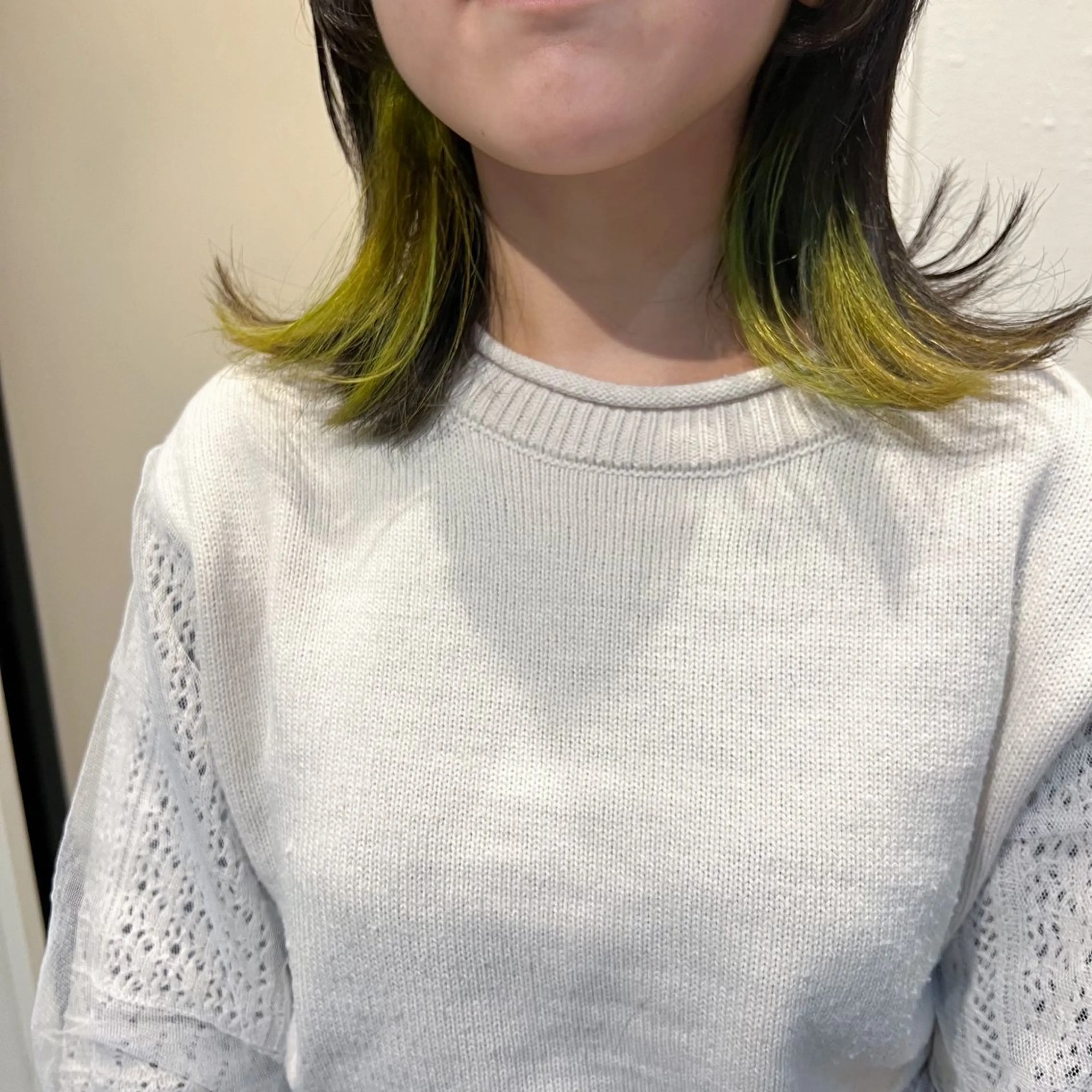 ミディアム カラー イヤリングカラー カラーパティシエ facce🌼ikoのヘアスタイル