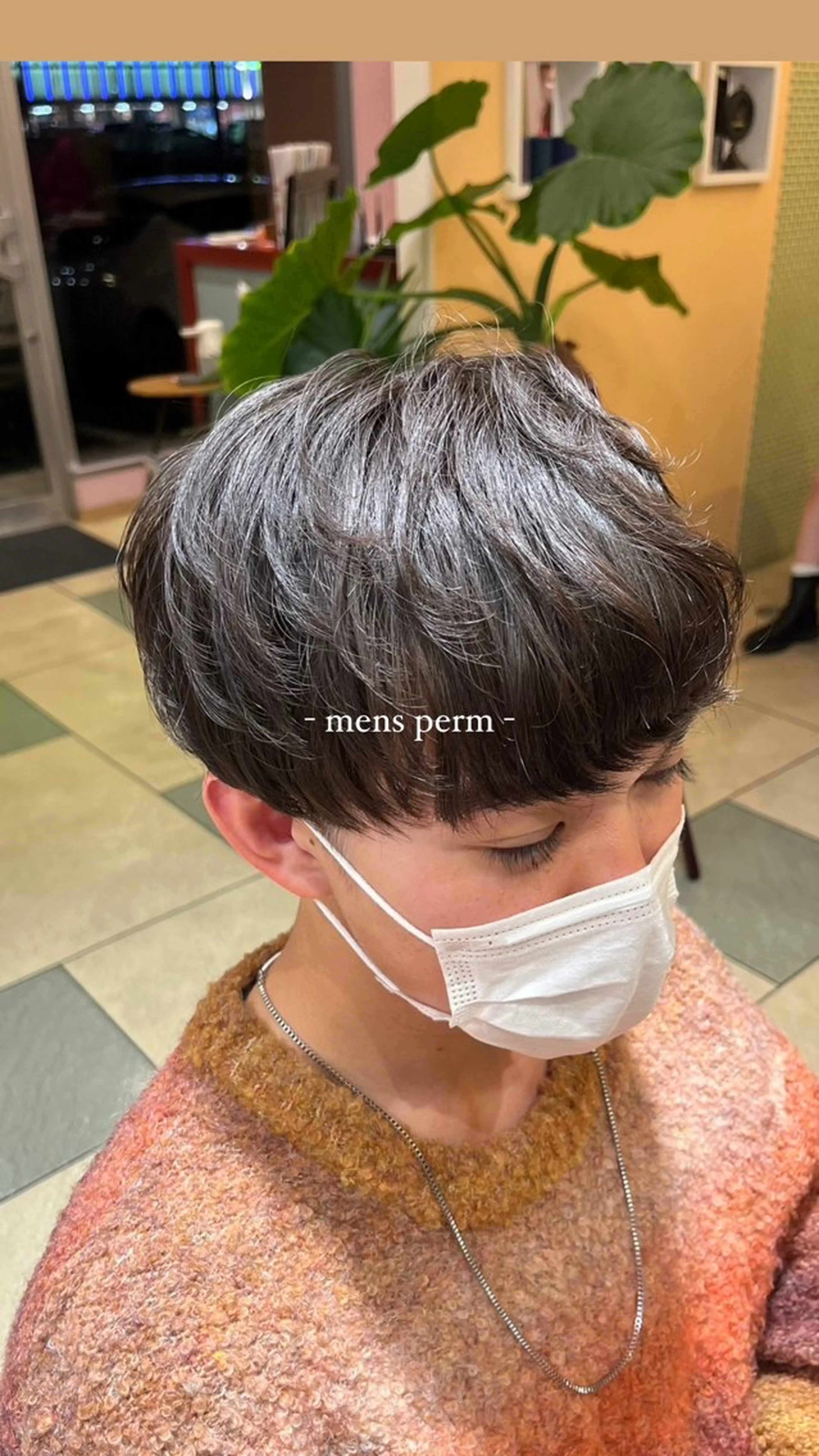 パーマ メンズ ミシェル /韓国ヘア🕊️のヘアスタイル