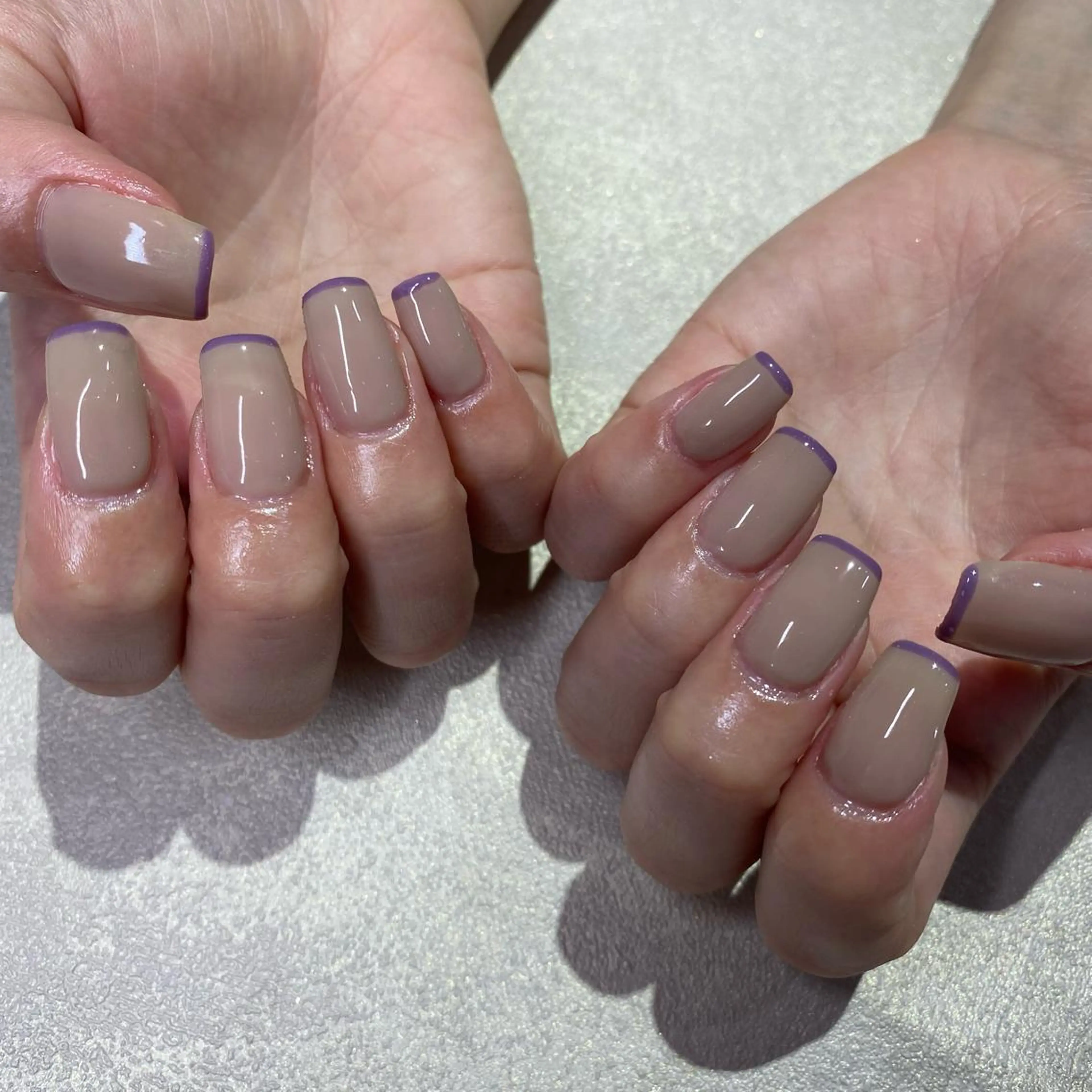 ネイル ハンドネイル Amber21.所属・Nagahama Akariのネイルデザイン