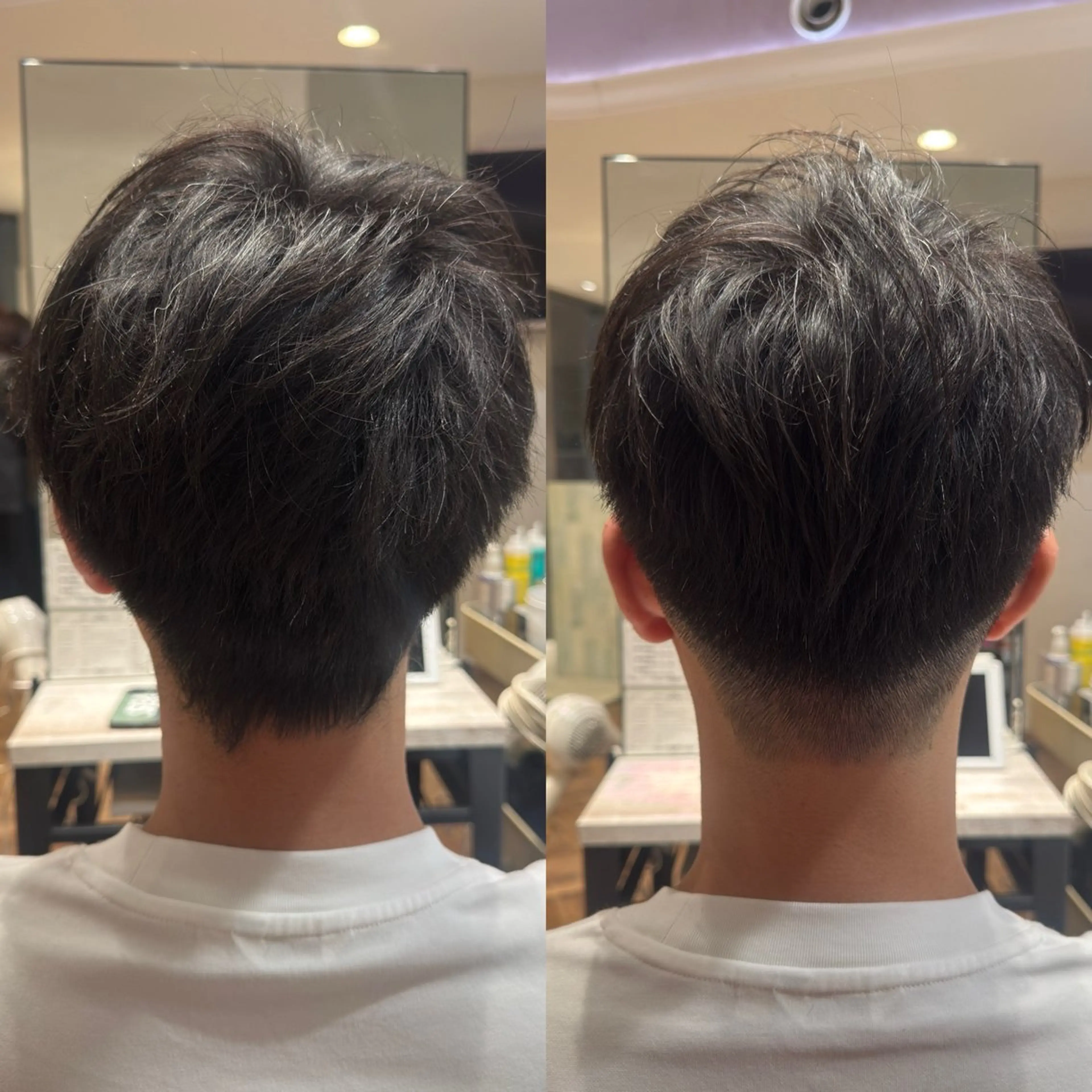 メンズ 刈り上げ 頭から整える美容師 松田のヘアスタイル