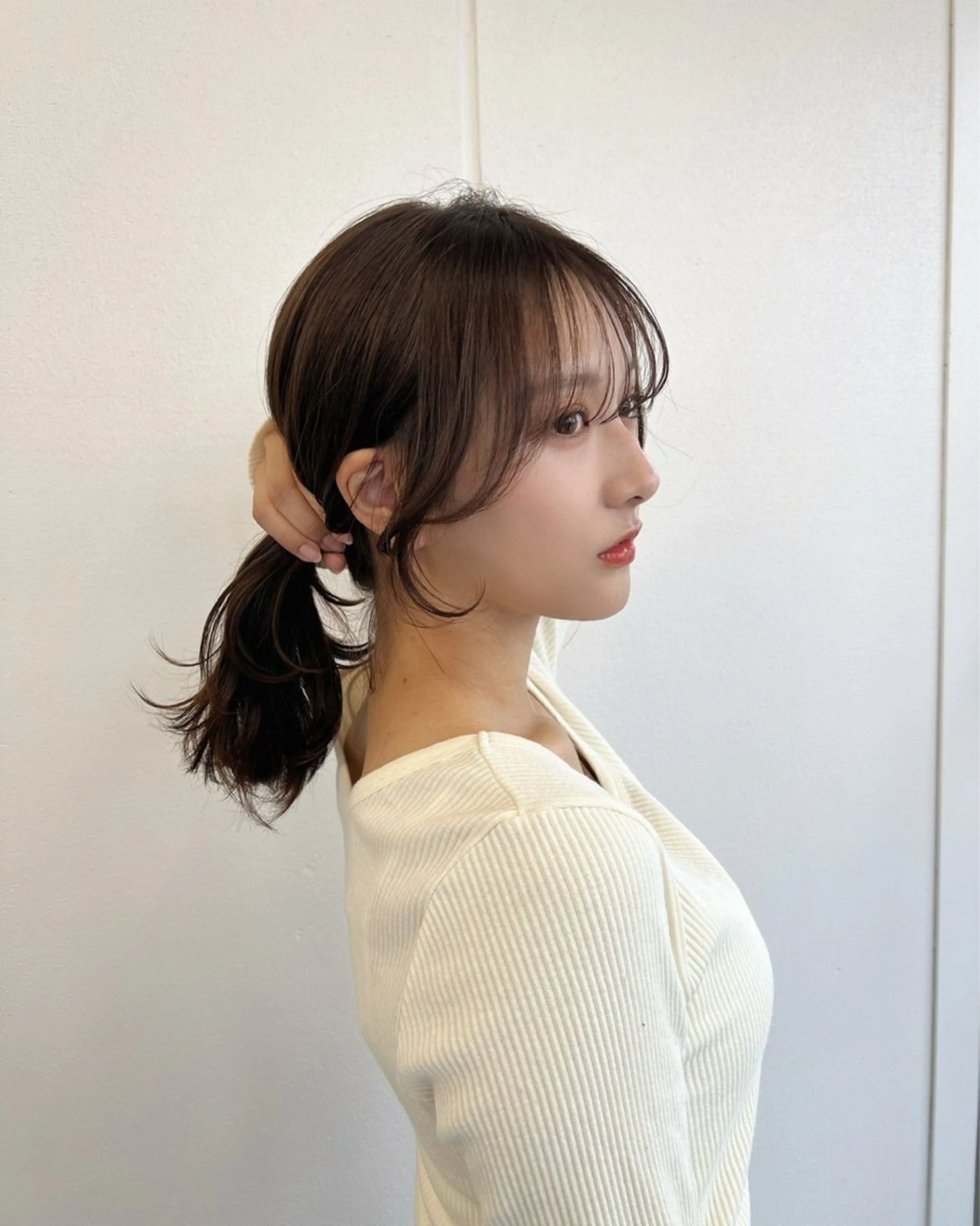 セミロング 髪質改善 トリートメント YUZA grow hair所属・Luca/ルカ 🫐のヘアスタイル