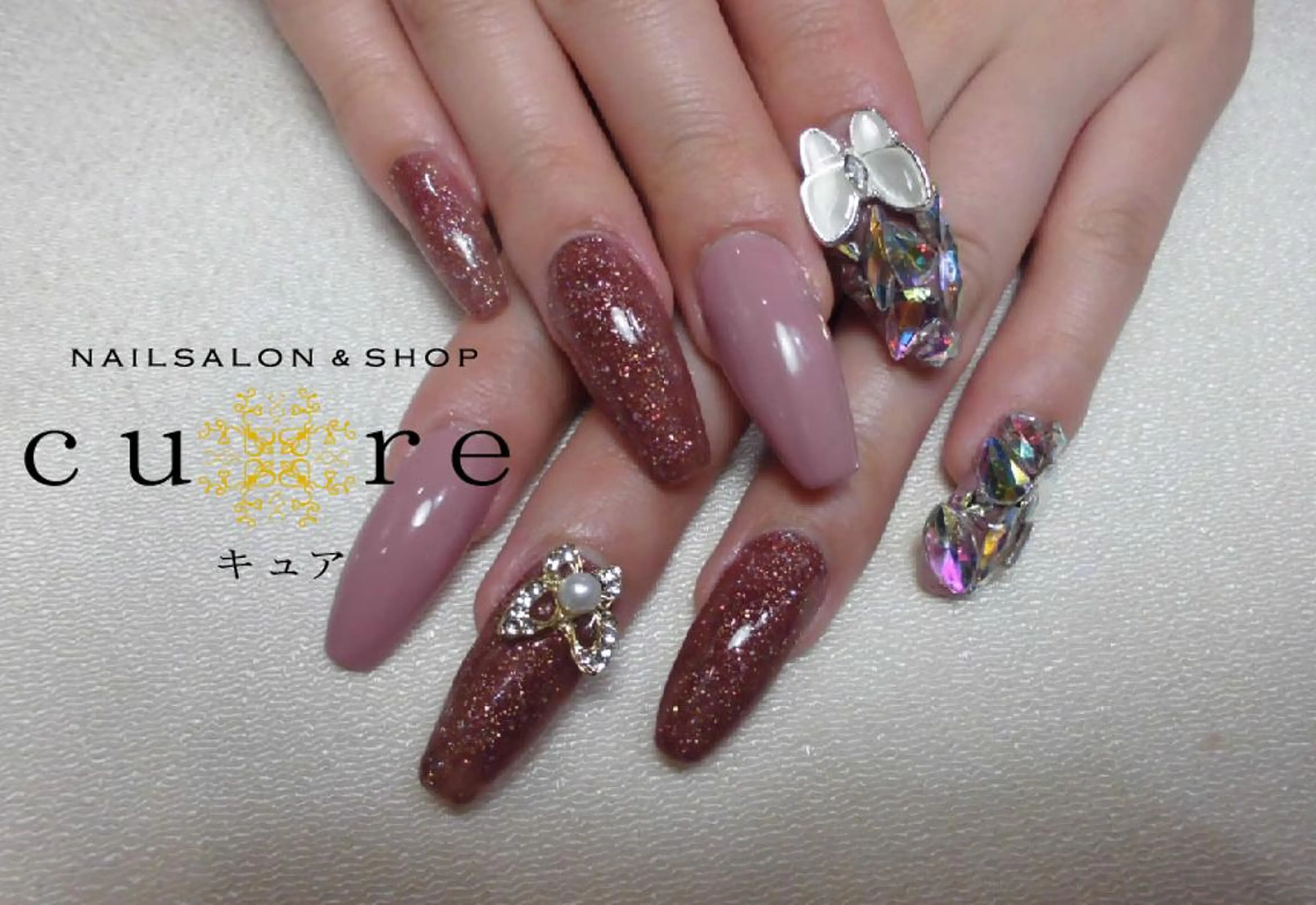 ネイル ロング ネイルサロン Cureのネイルデザイン