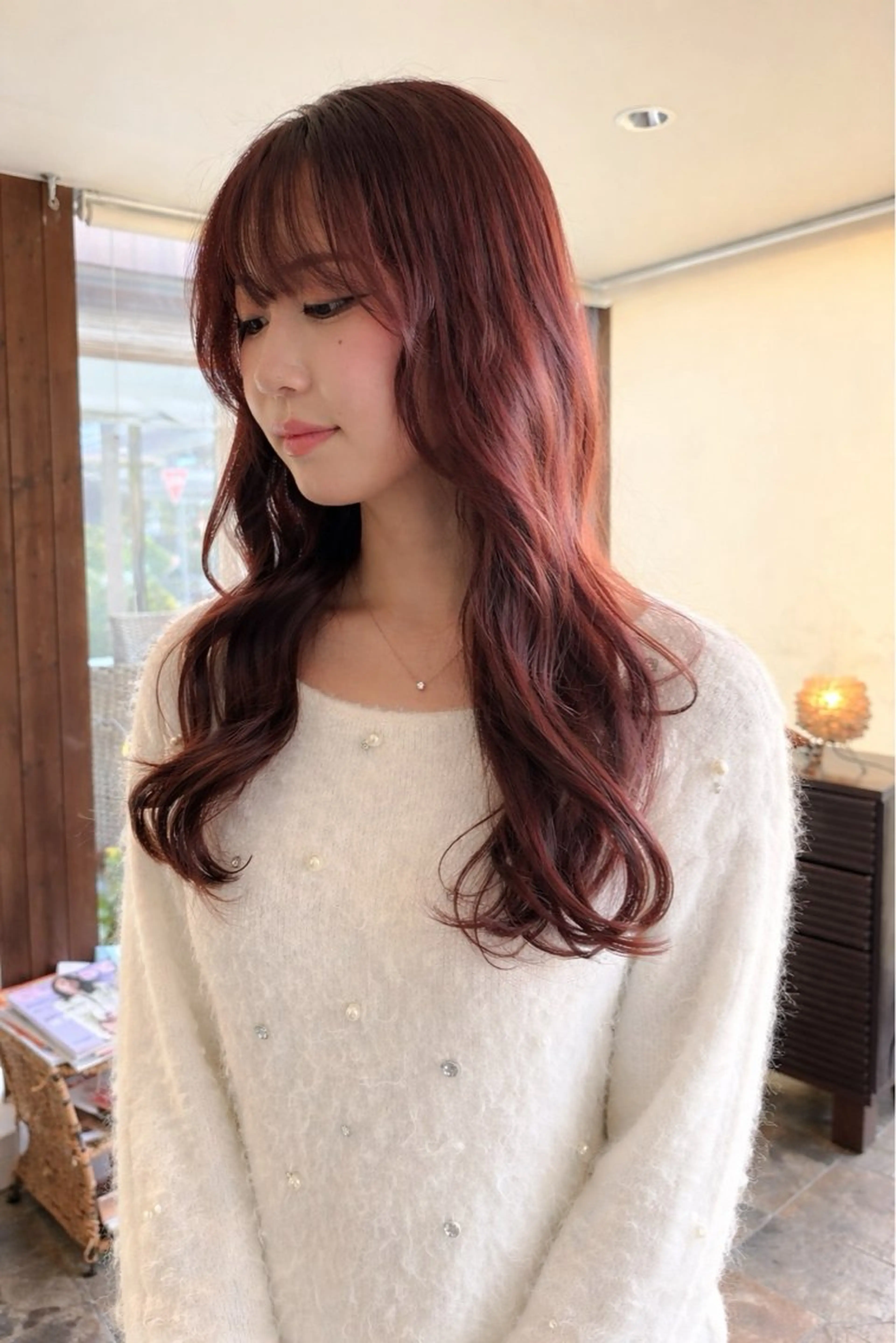 カラー ピンクカラー ヘアカラー SARAJU 西宮 yua/カラーリストのヘアスタイル