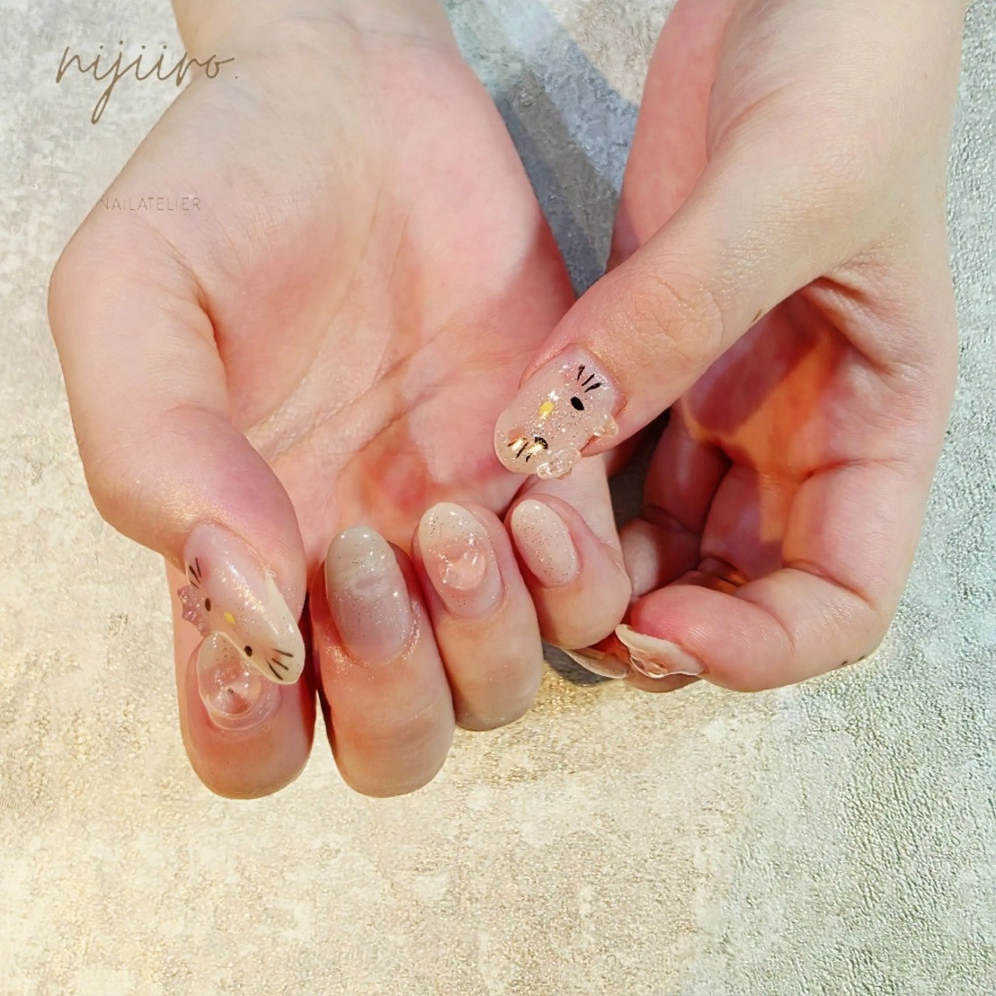 ネイル ハンドネイル nailatelier nijiiro.所属・nijiiro🌈 サトウのネイルデザイン
