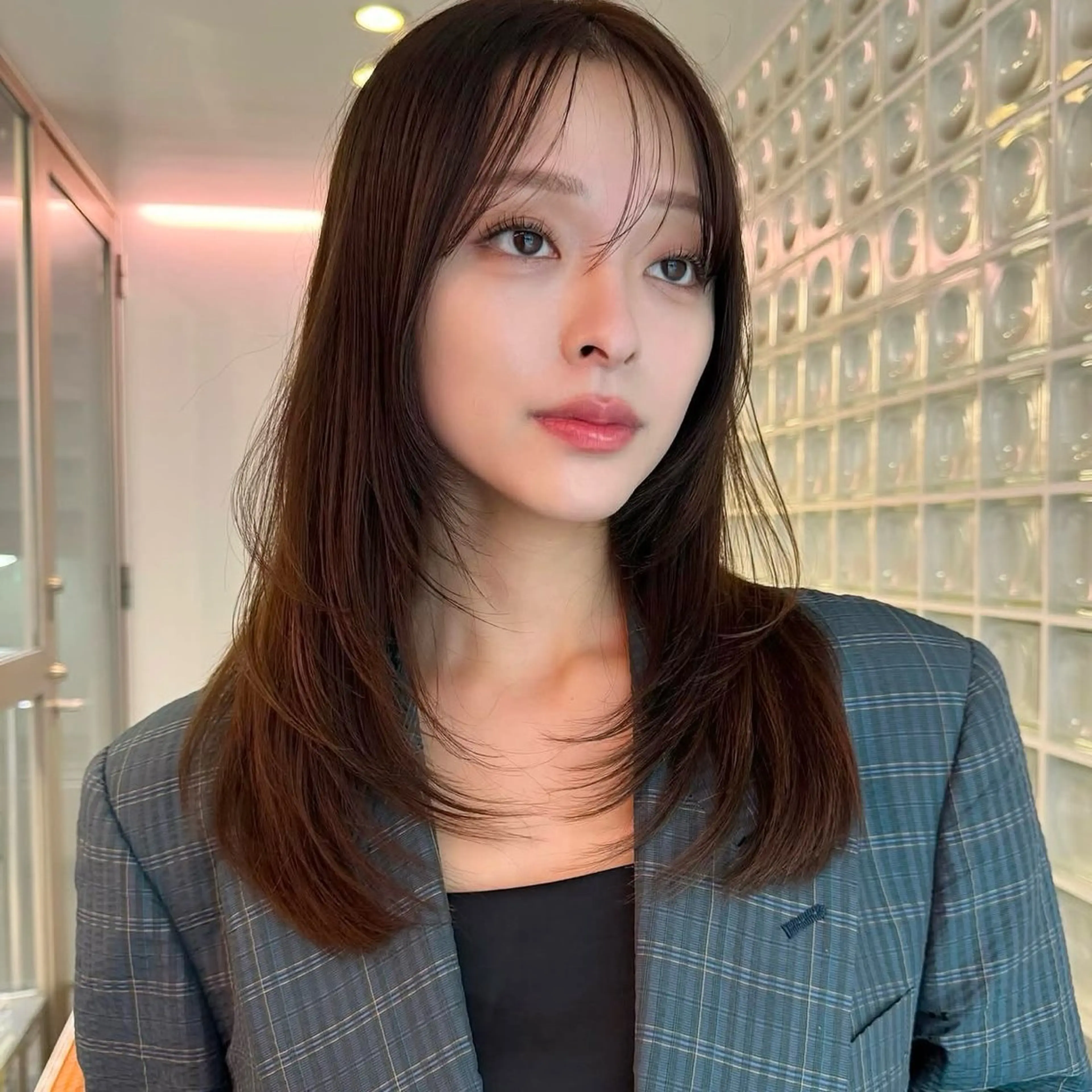 セミロング レイヤーカット Kinoのヘアスタイル