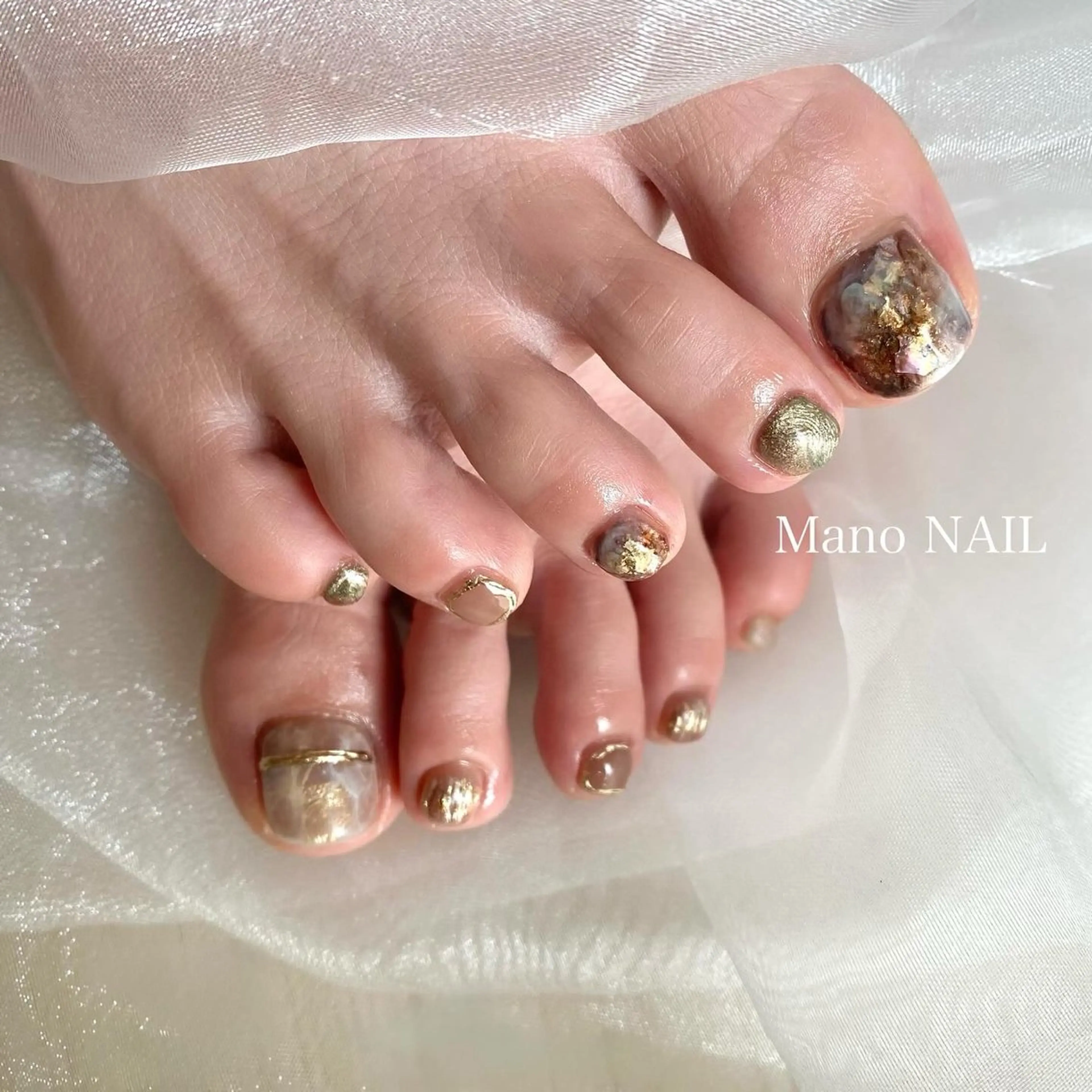 ネイル フットネイル Mano NAILのネイルデザイン